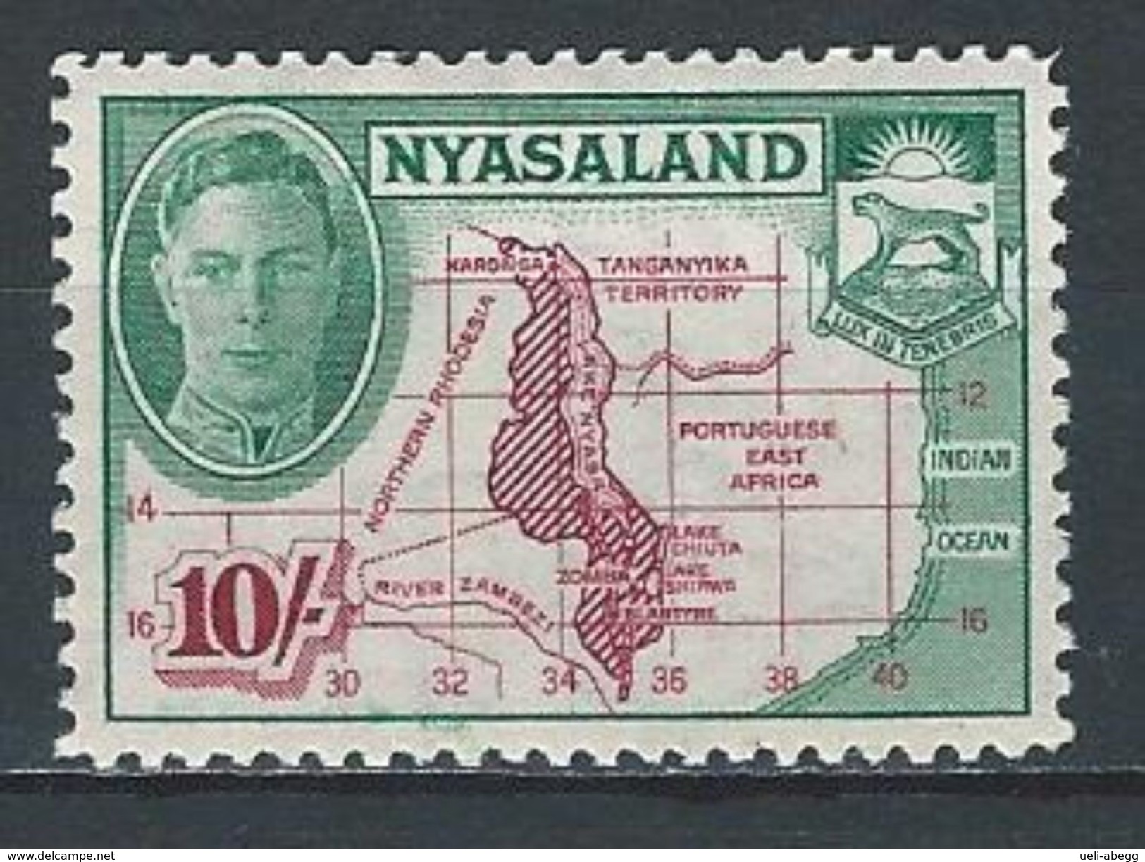 Nyasaland. SG 156, Mi 82 ** MNH - Nyassaland (1907-1953)