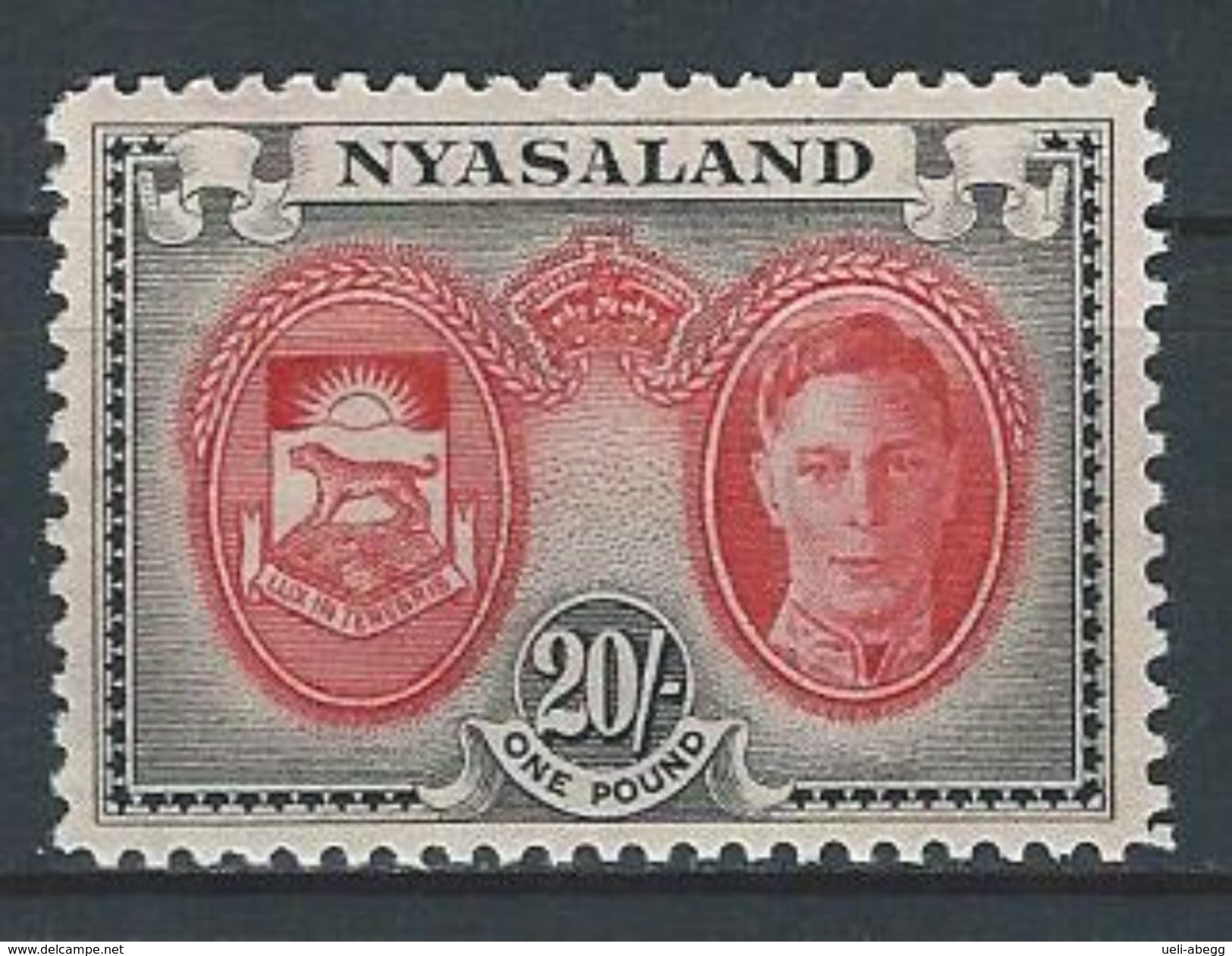 Nyasaland. SG 157, Mi 83 ** MNH - Nyassaland (1907-1953)