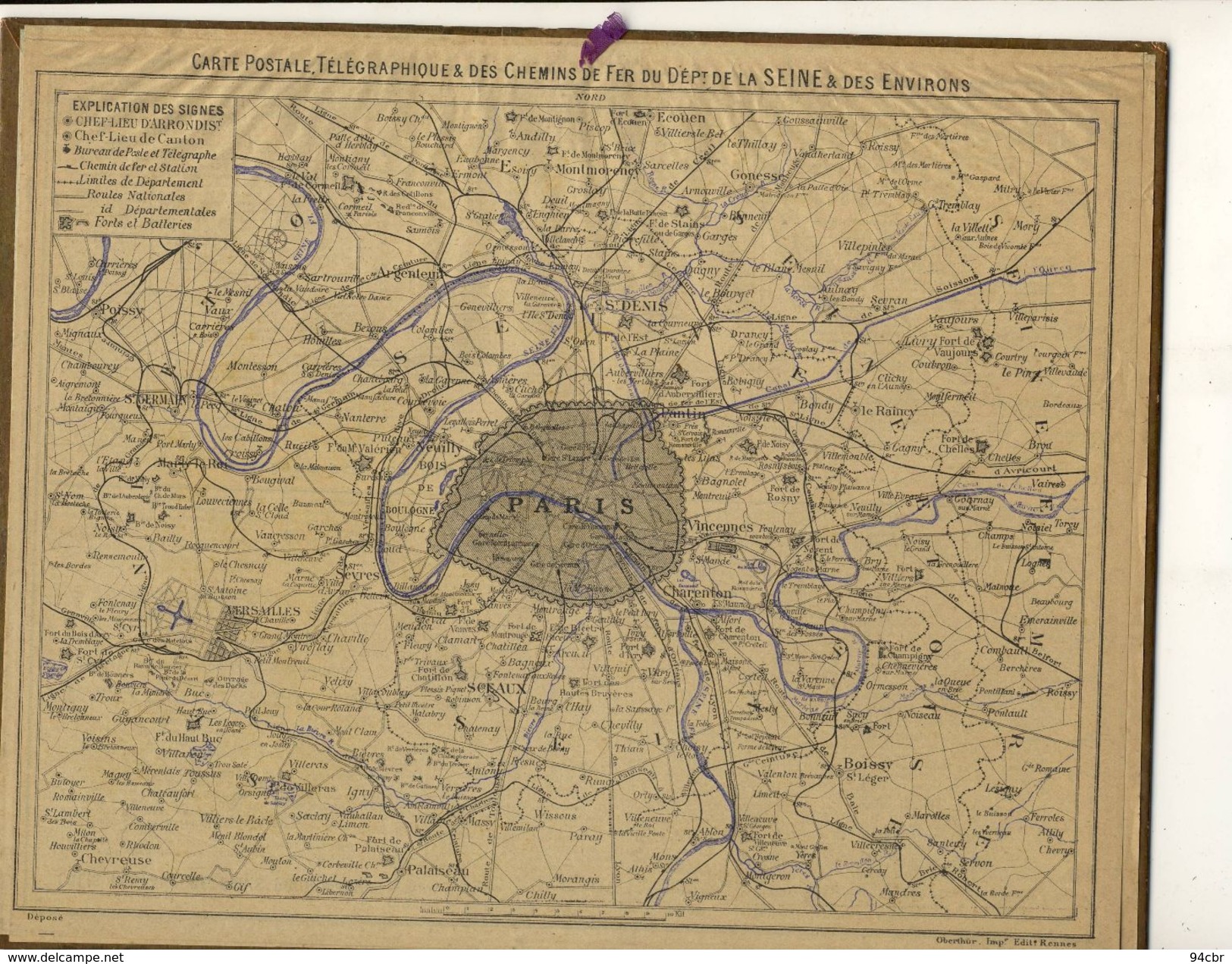 (CALENDRIER) ALMANACH 1899 Des Postes Et Telegraphes (cyclistes Et Taureaux) - Groot Formaat: ...-1900