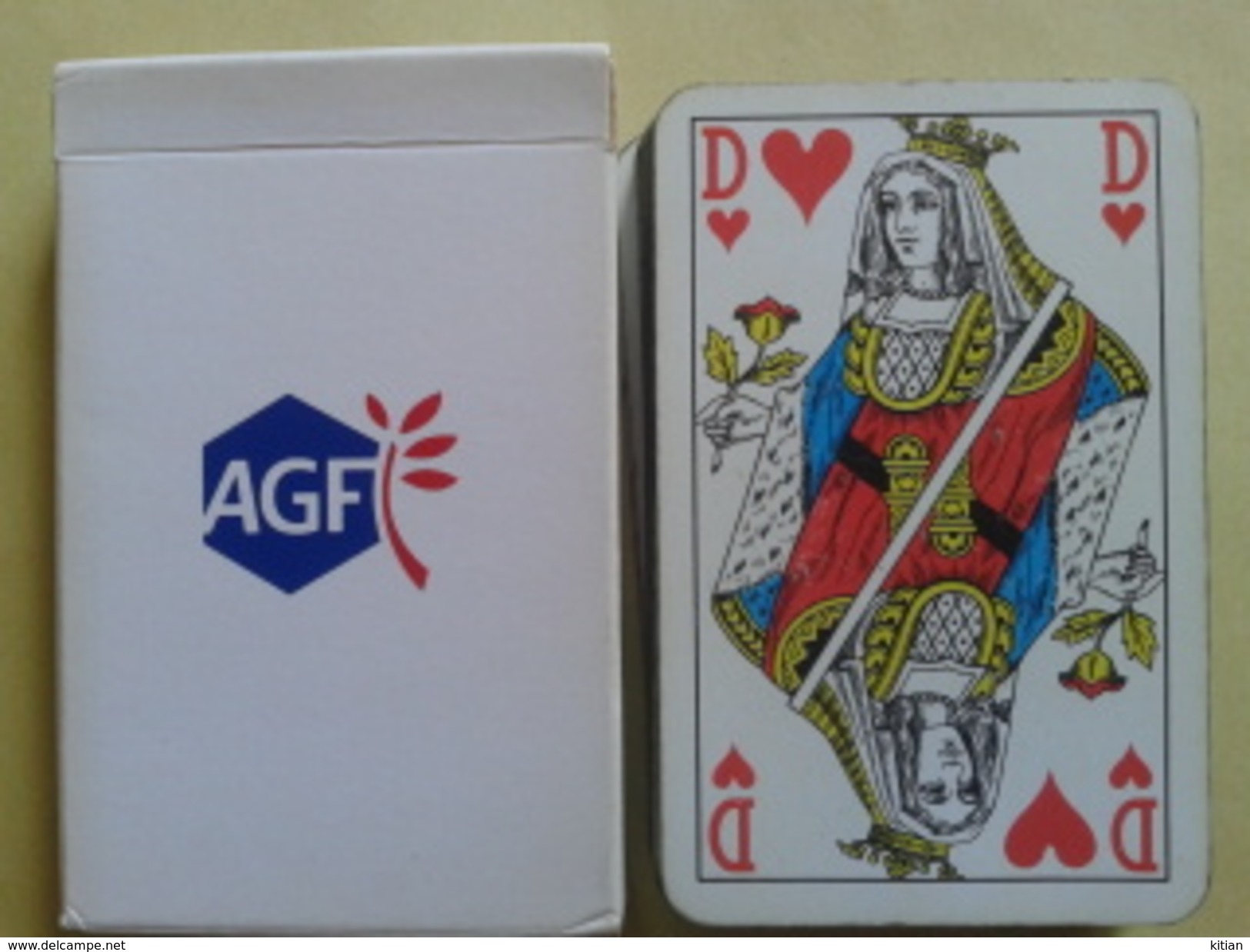 AGF. Jeu Usagé De 32 Cartes Dans Sa Boite Cartonnée - 32 Cartes