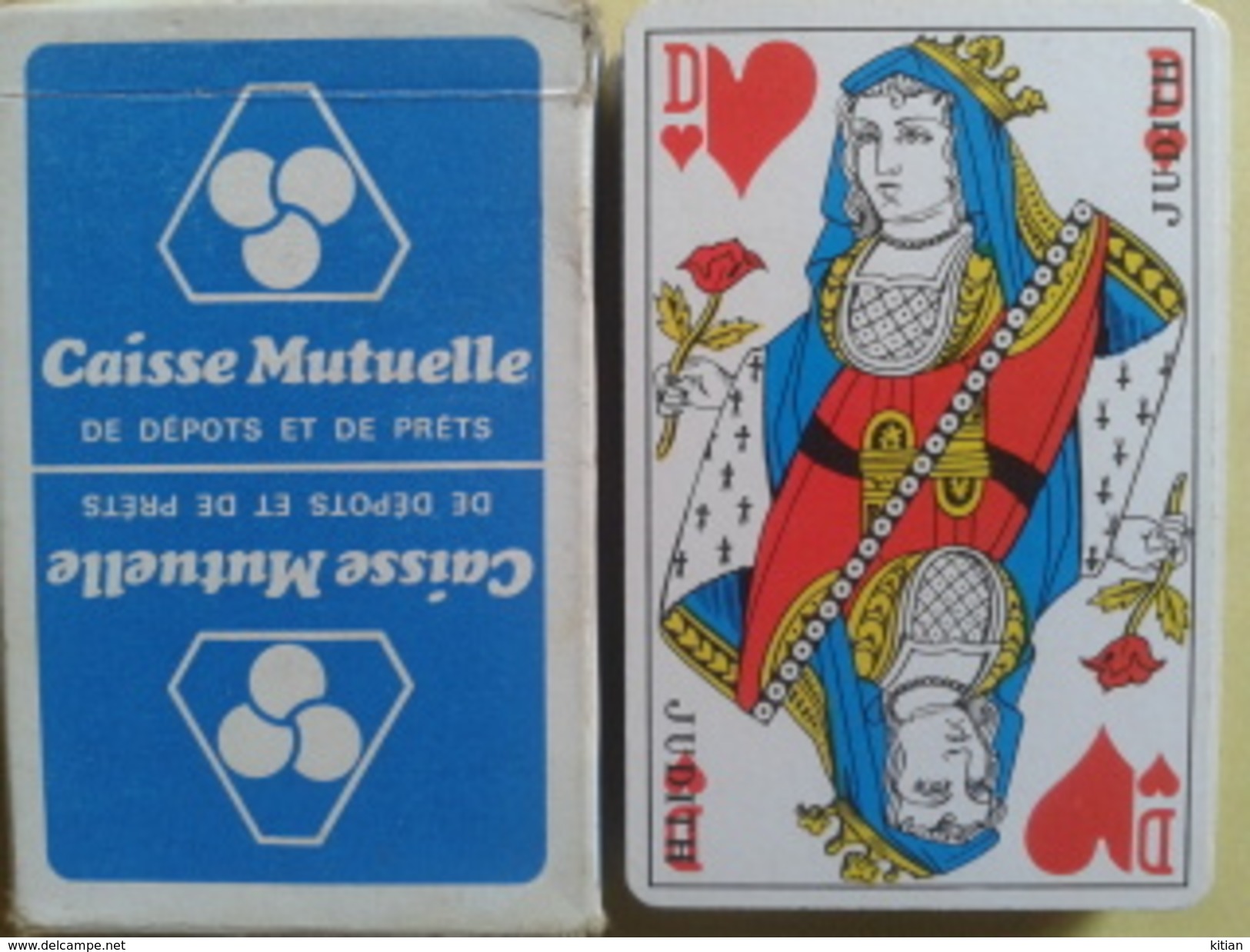 CAISSE MUTUELLE De Dépots Et De Prets. Jeu Usagé De 32 Cartes Dans Sa Boite Cartonnée - 32 Cards