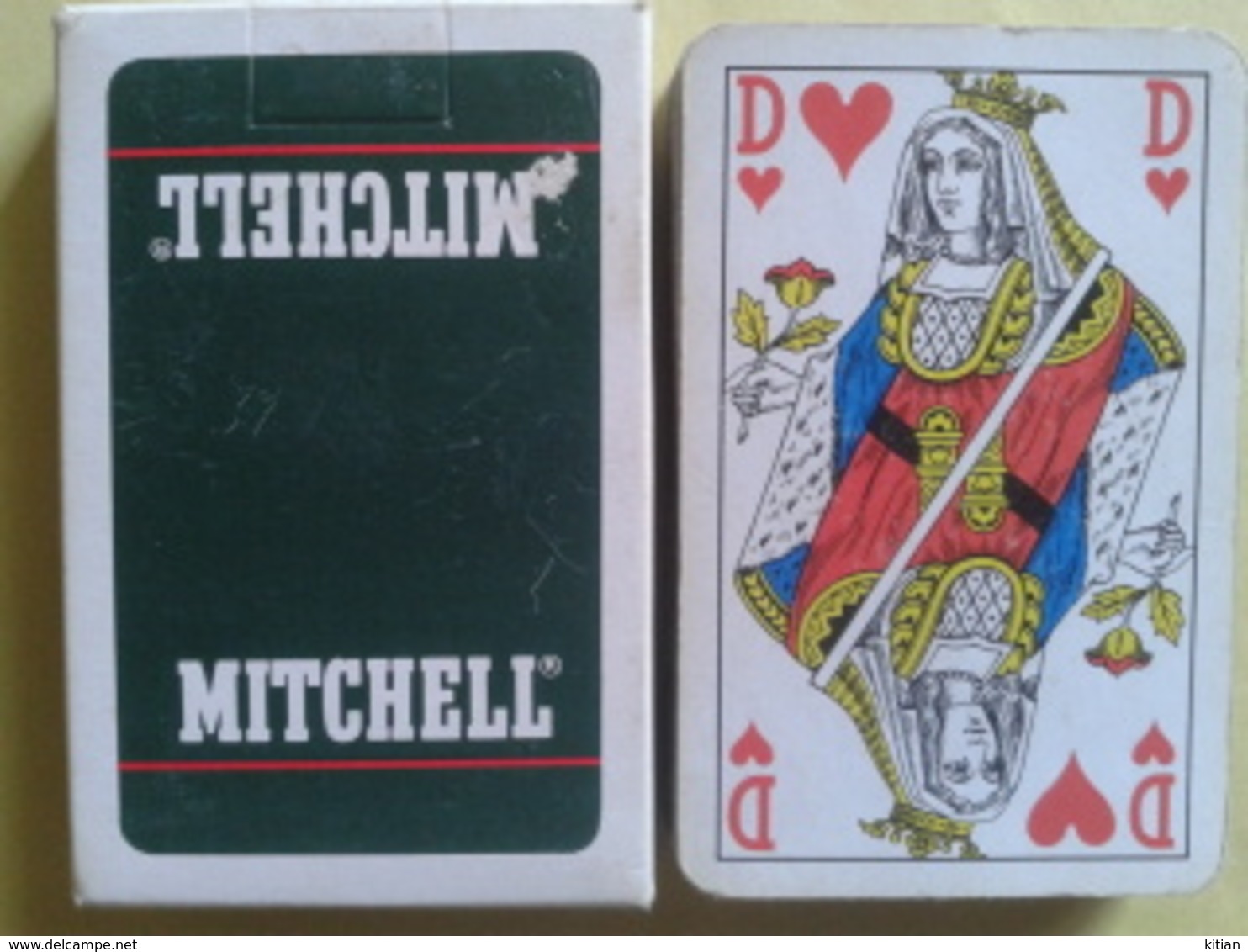 MITCHELL. Jeu Usagé De 32 Cartes Dans Sa Boite Cartonnée - 32 Karten