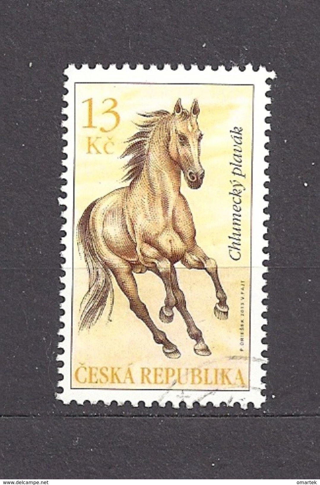 Czech Republic Tschechische Republik 2013 ⊙ Mi 784 Horses - Chlumetzer Dun. C6 - Oblitérés