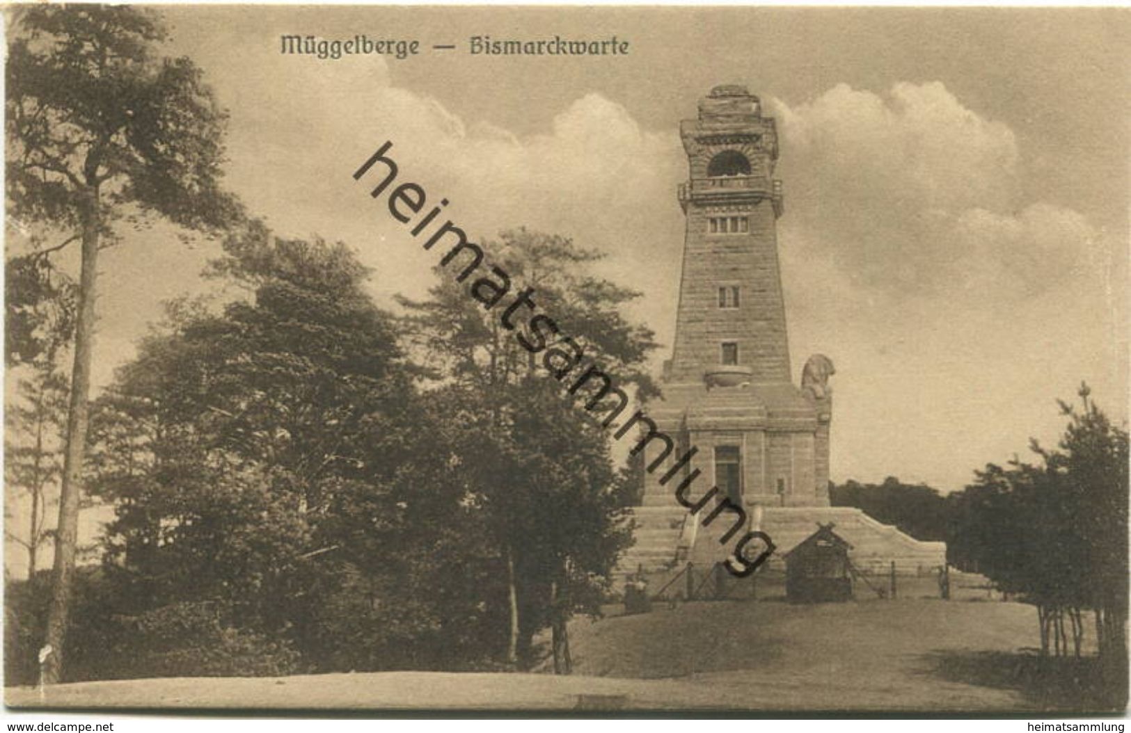 Berlin Friedrichshagen - Müggelberge - Bismarckwarte 30er Jahre - Verlag J. Goldiner Berlin - Treptow