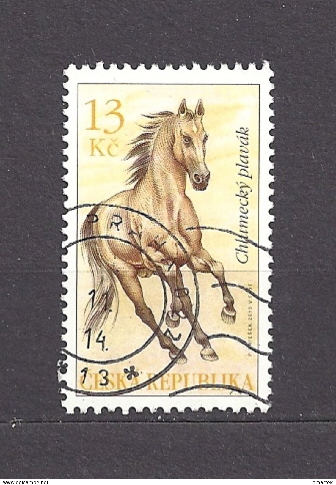 Czech Republic Tschechische Republik 2013 ⊙ Mi 784 Horses - Chlumetzer Dun. C7 - Oblitérés