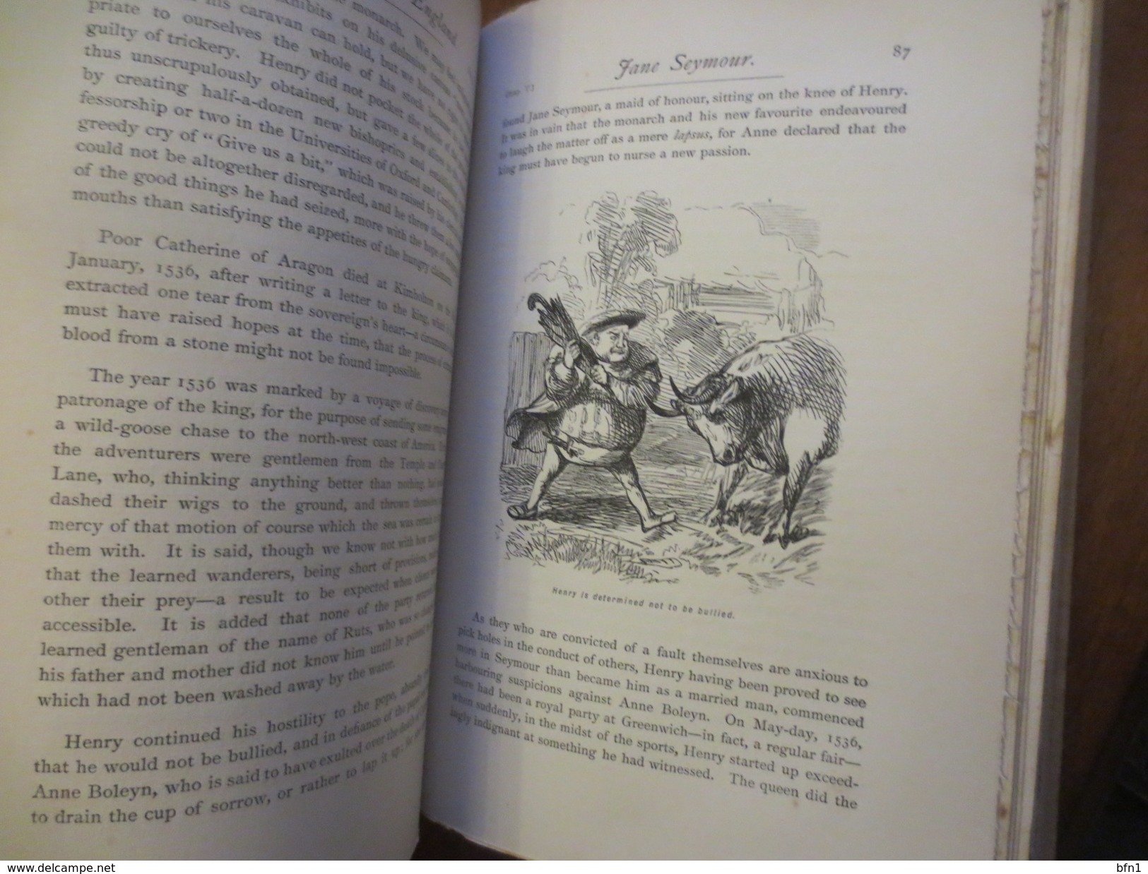 G A BECKETT  1903- Comic History of England. Illustrated By JOHN LEECH-2 VOLUMES -