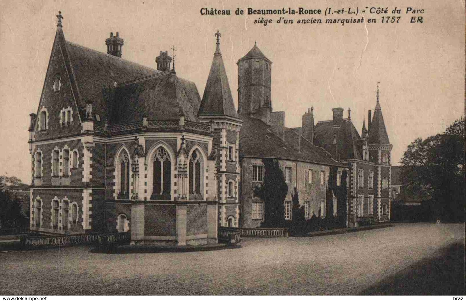 CPA Beaumont La Ronce - Beaumont-la-Ronce