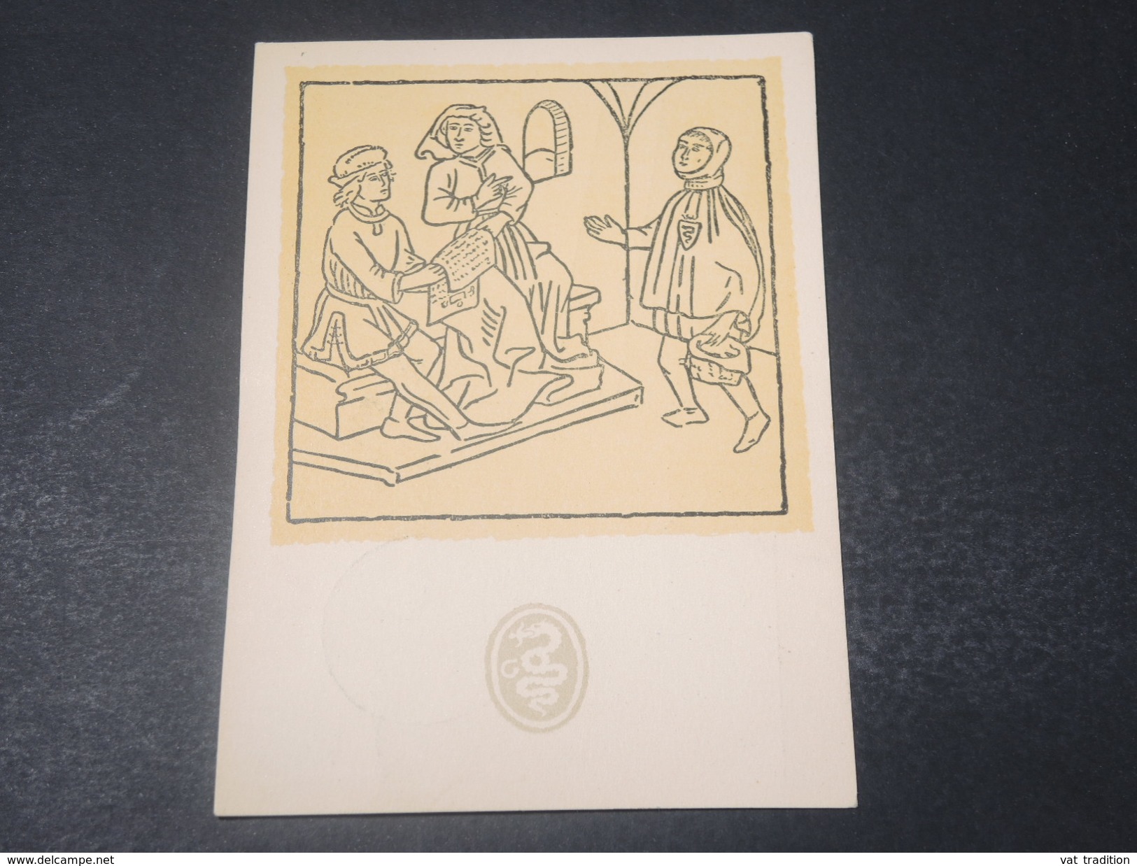 ITALIE - Vignette + Cachet De Venise En 1953 De L 'exposition Philatélique Européenne Sur Carte Postale - L 11206 - 1946-60: Marcophilie