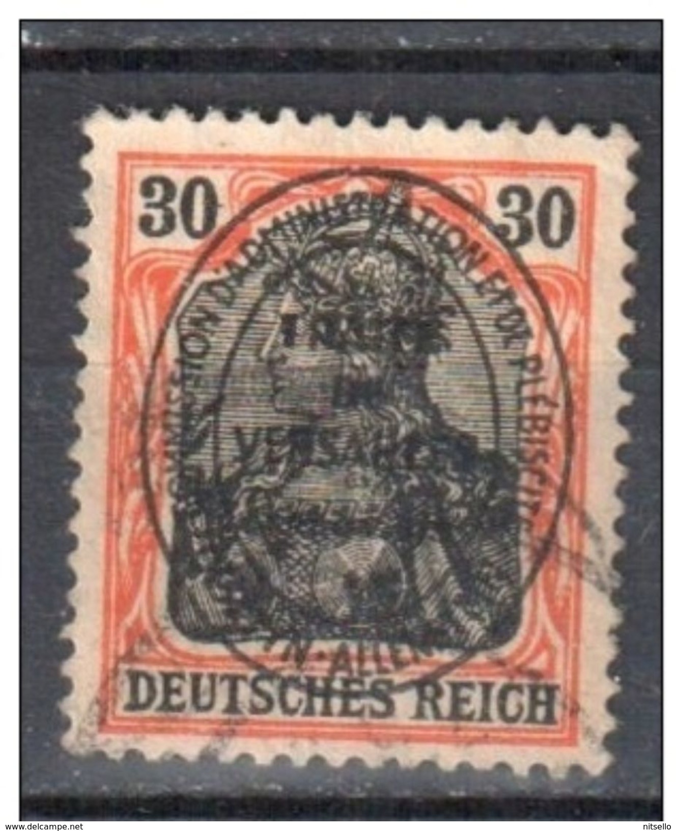 LOTE 1547  ///  ALEMANIA IMPERIO 1920  Plebiscite Allenstein - Mi. 20 - Otros & Sin Clasificación