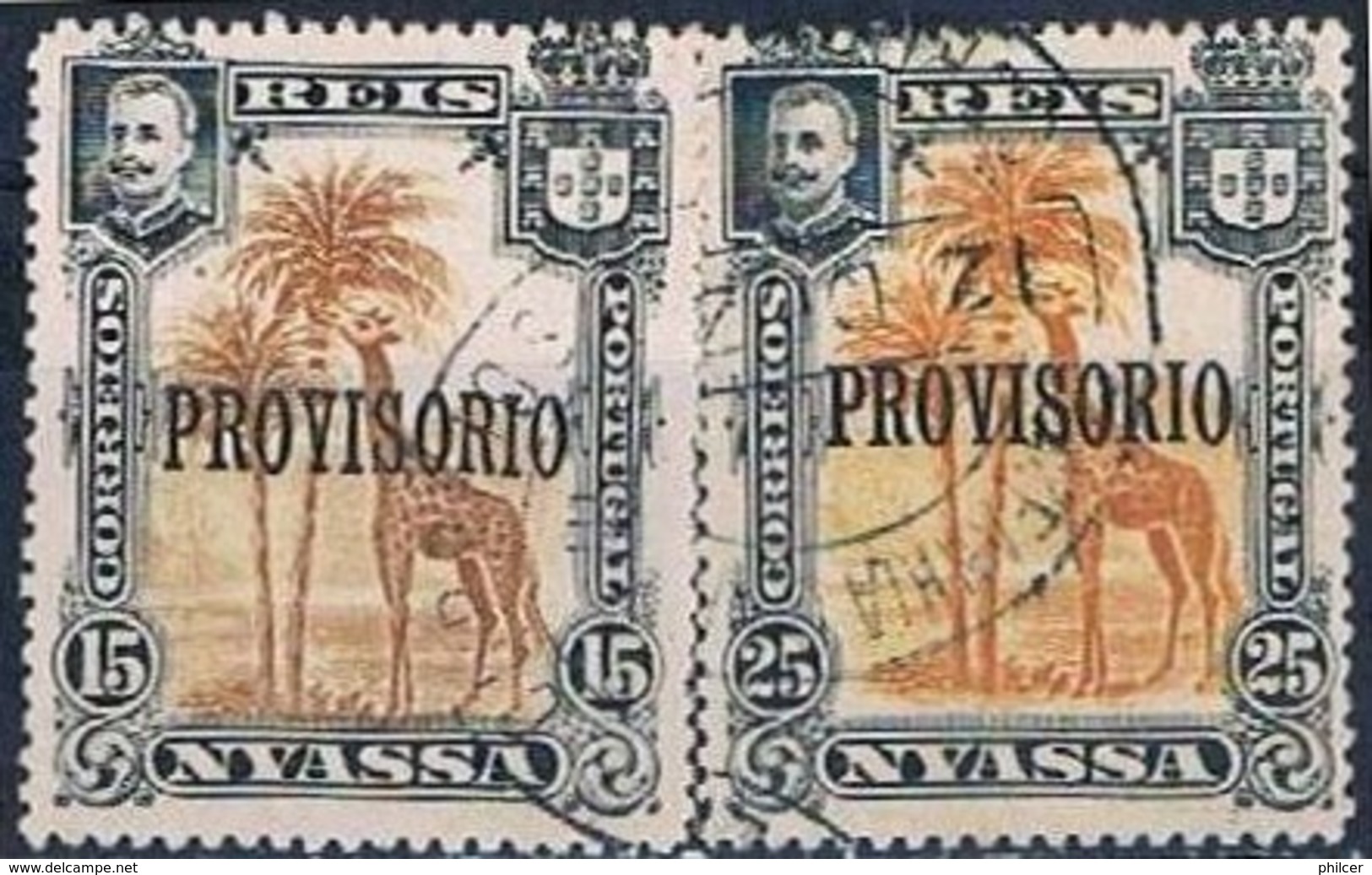 Companhia De Nyassa, 1903, # 43/4, Used - Mozambique