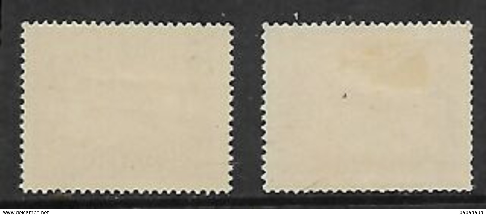 South Africa, 1929, Air Mail, 4d, 1/=, MH* - Unused Stamps