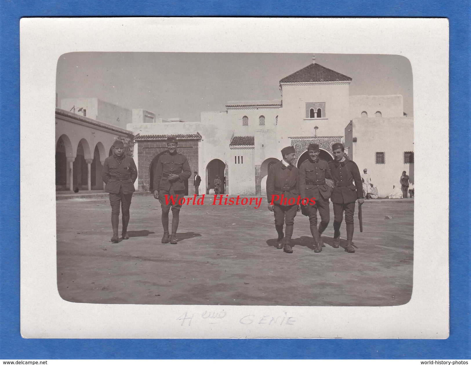 Photo Ancienne - à Situer , Algérie ? Maroc ? - Portrait De Militaire Du 41e Régiment De Génie - 1929 - Colonial - Guerre, Militaire