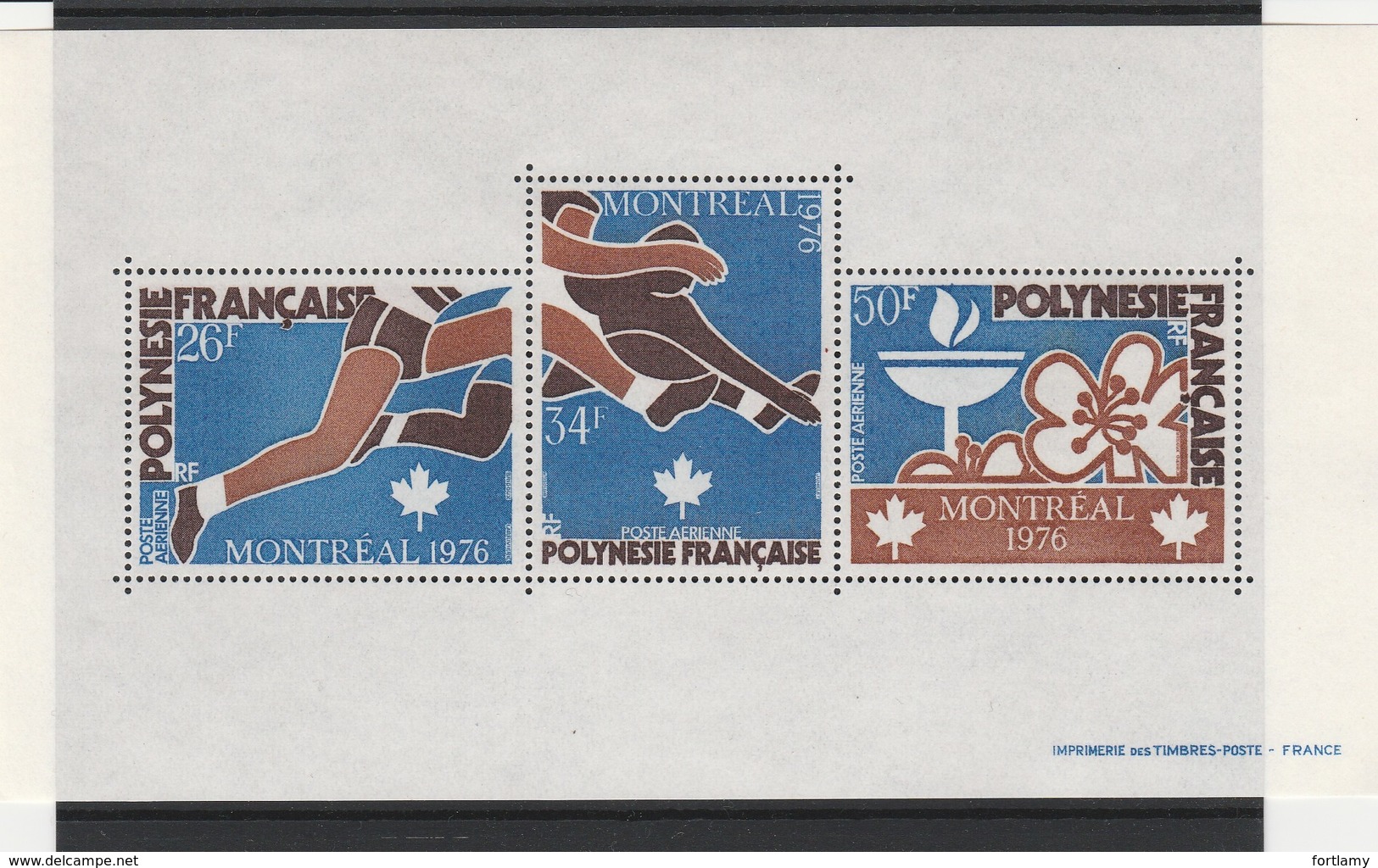 LOT 1422 POLYNESIE  BLOC FEUILLET N° 3 ** - Blocs-feuillets