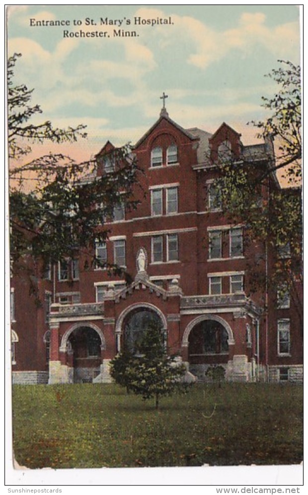 Minnesota Rochester St Mary's Hospital Main Entrance - Rochester