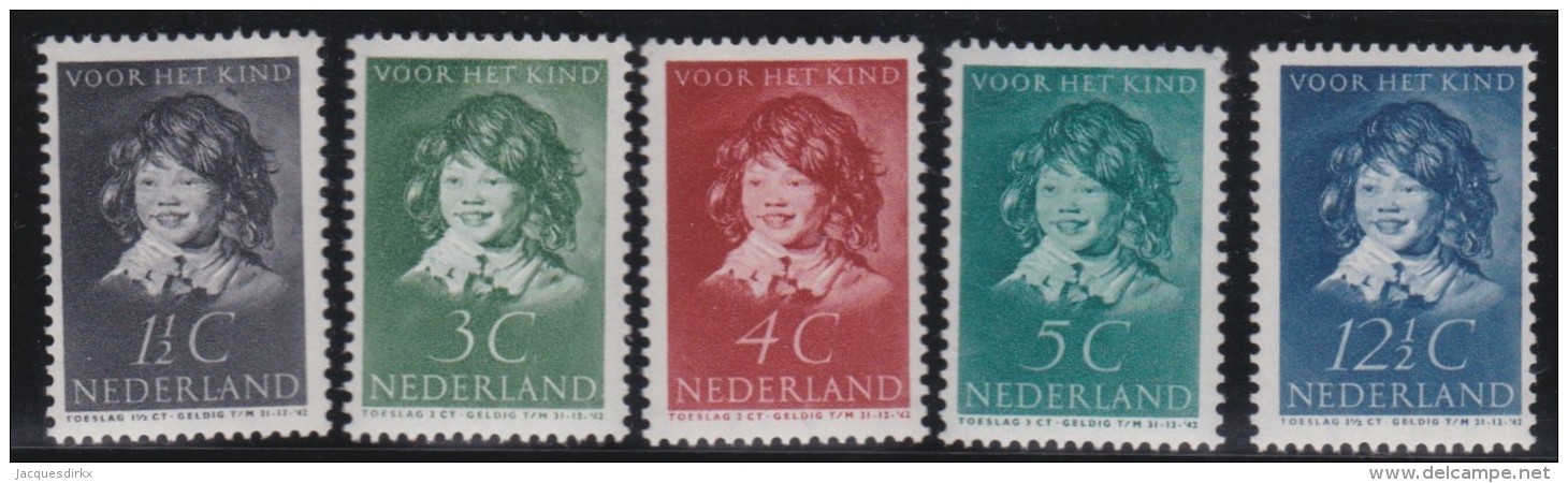 Nederland   .     NVPH   .     300/304        .      *        .        Ongebruikt Met Gom .     /       .    Mint-hinged - Ongebruikt