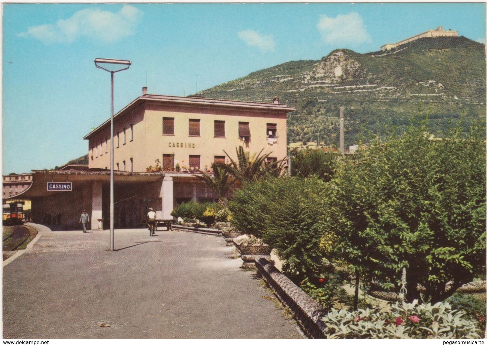 M047  CASSINO FROSINONE STAZIONE FERROVIARIA RAILWY STATION 1970 CIRCA - Frosinone