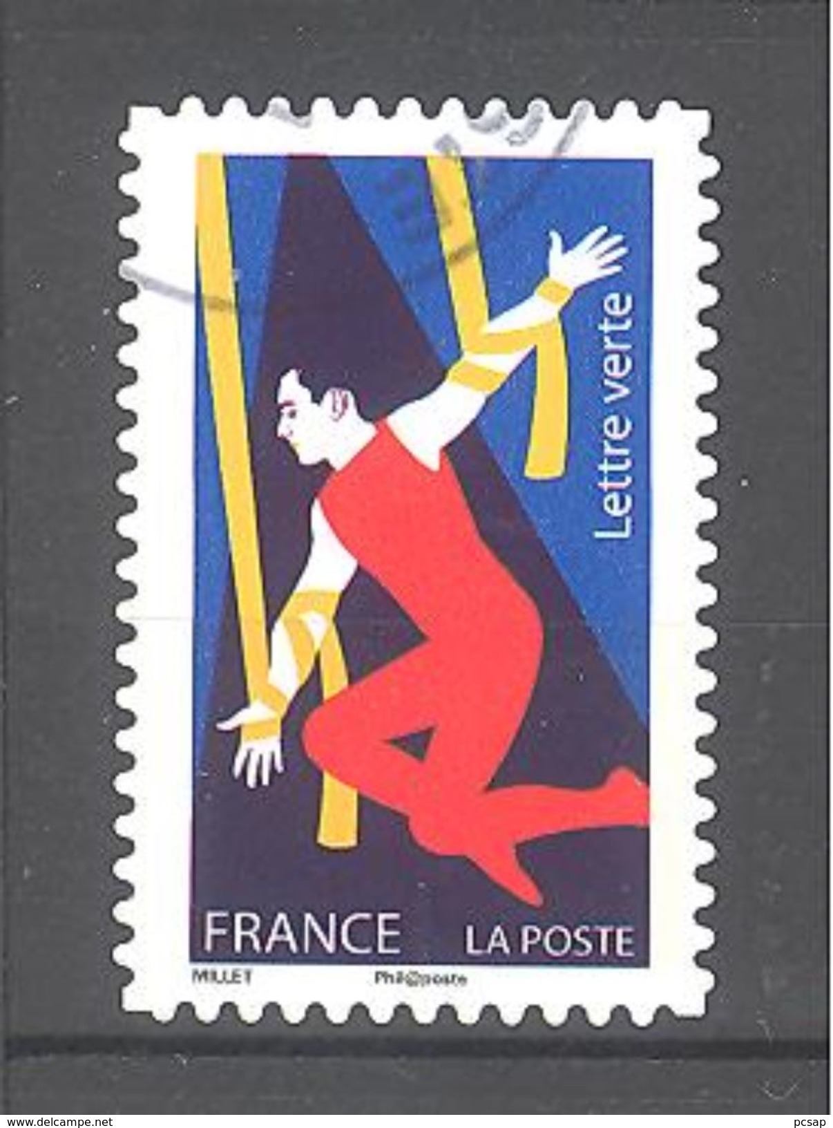 France Autoadhésif Oblitéré (Les Arts Du Cirque) (cachet Rond) - Oblitérés