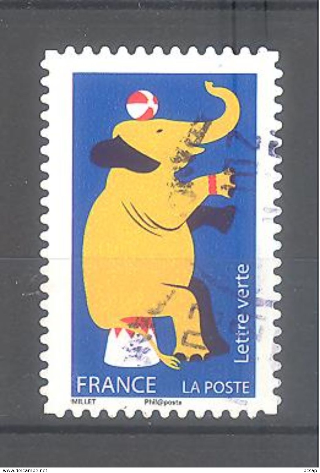 France Autoadhésif Oblitéré (Les Arts Du Cirque) (cachet Rond) - Oblitérés