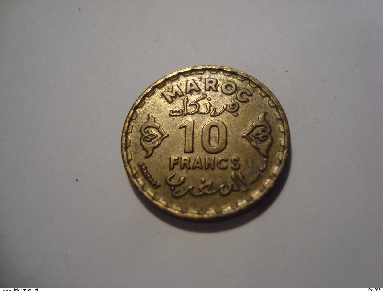 MONNAIE MAROC 10 FRANCS 1371 - Morocco