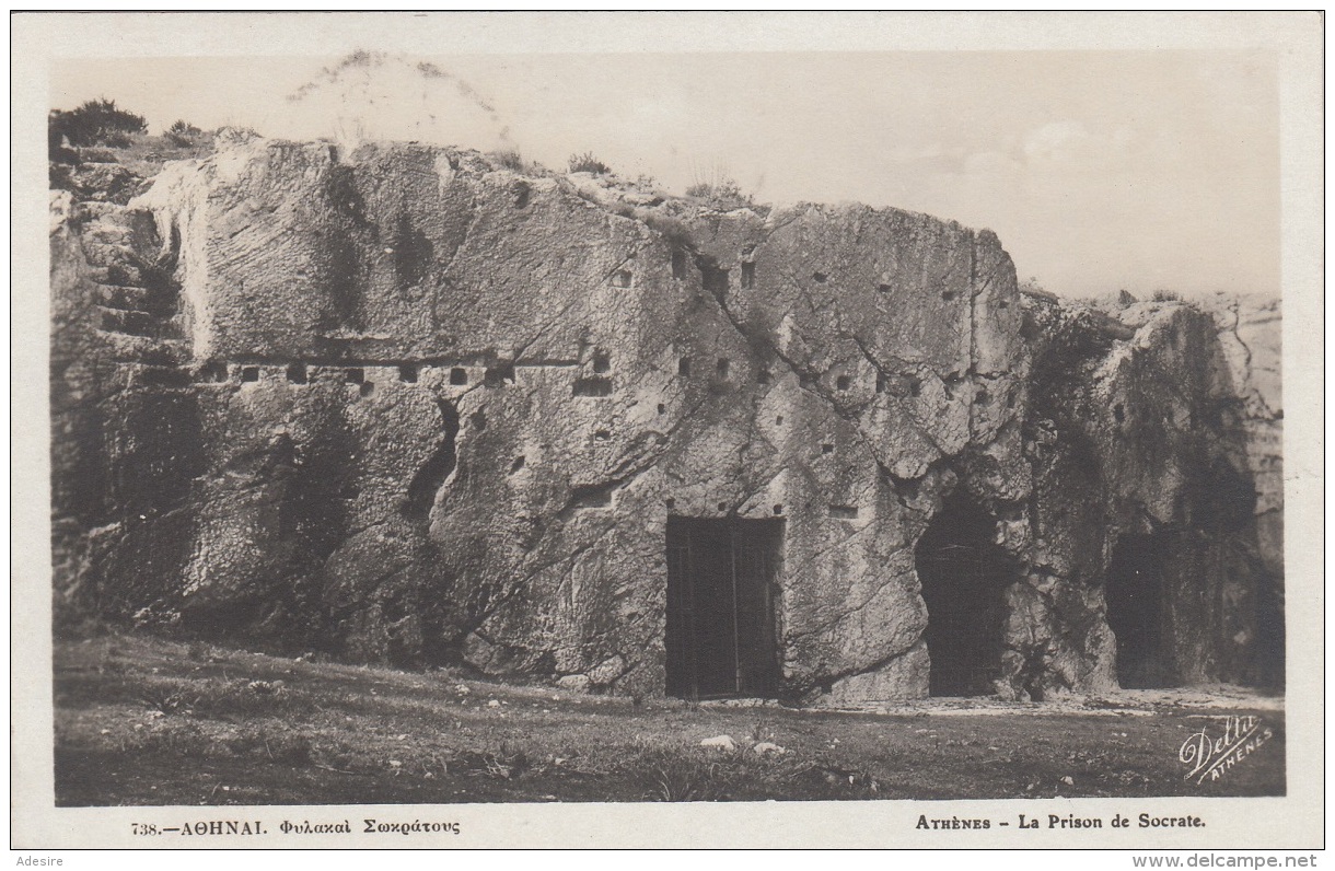 ATHEN - La Prison De Socrate, Gel.1930, 3 Sondermarken - Grecia