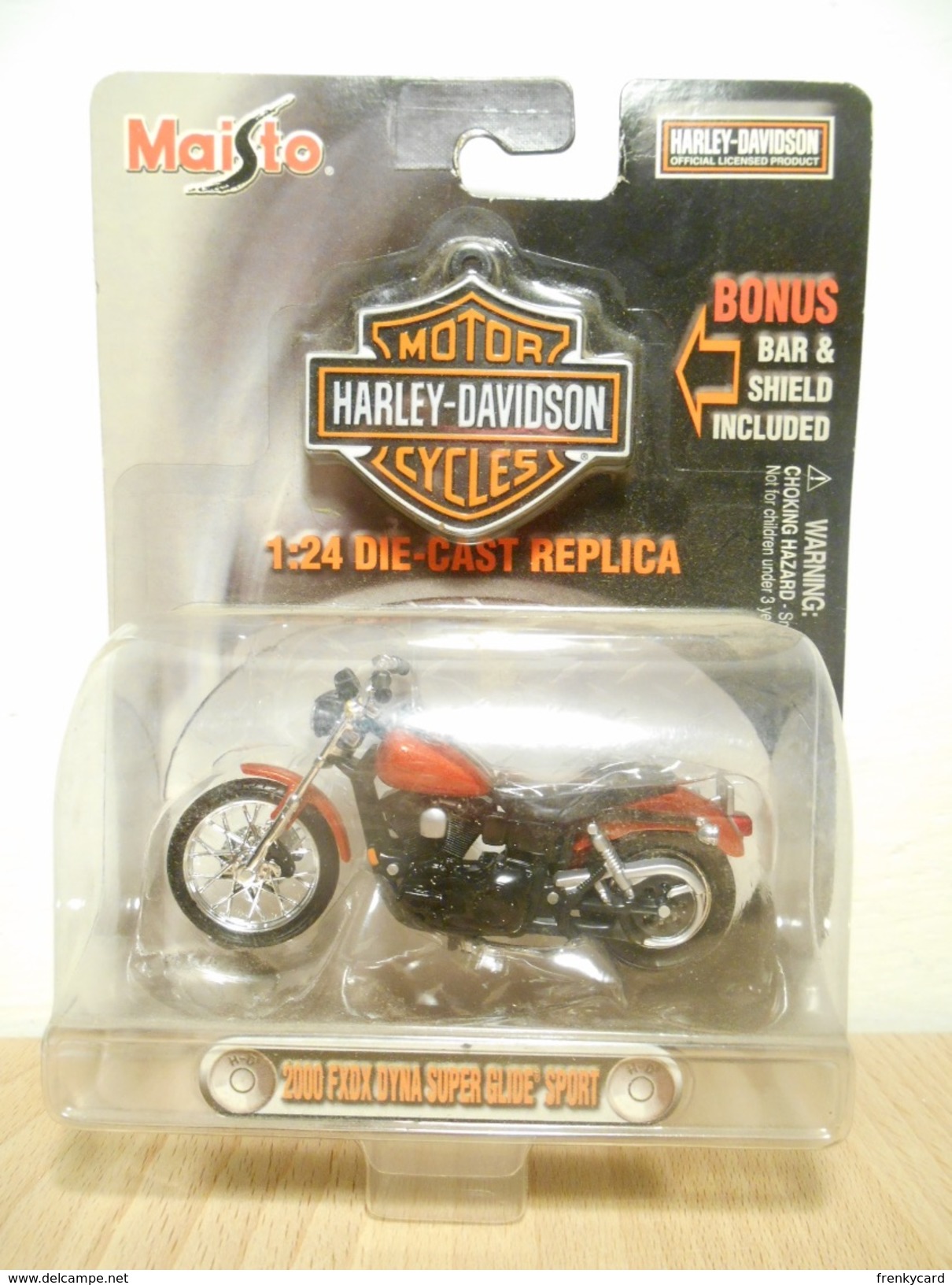 Maisto Harley-davidson 1:24 2000 Fxdx Dyna Super Glide Ssport - Motorräder