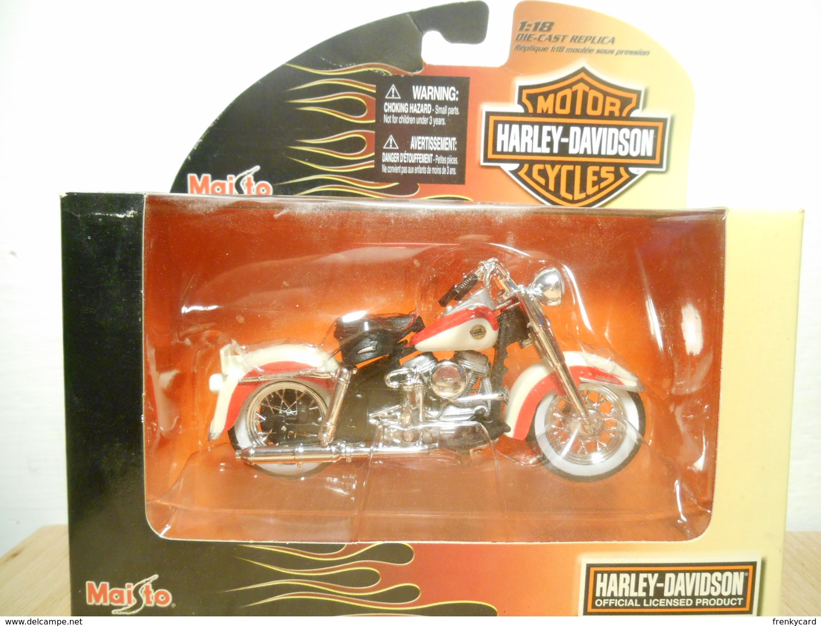 Maisto Harley-davidson 1:18  1958 Flh Duo Glide - Moto