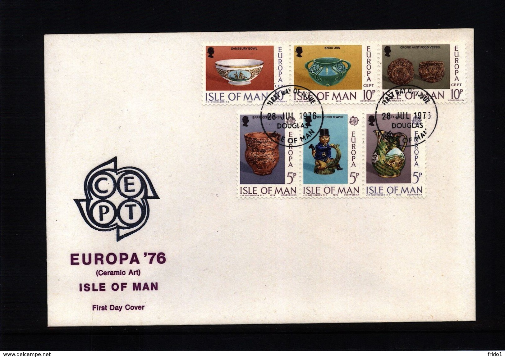 Isle Of Man 1976 Europa Cept FDC - 1976