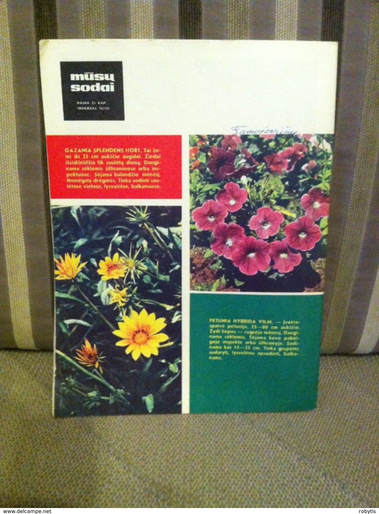 Lithuania The Gardener's Journal 1975 - Magazines