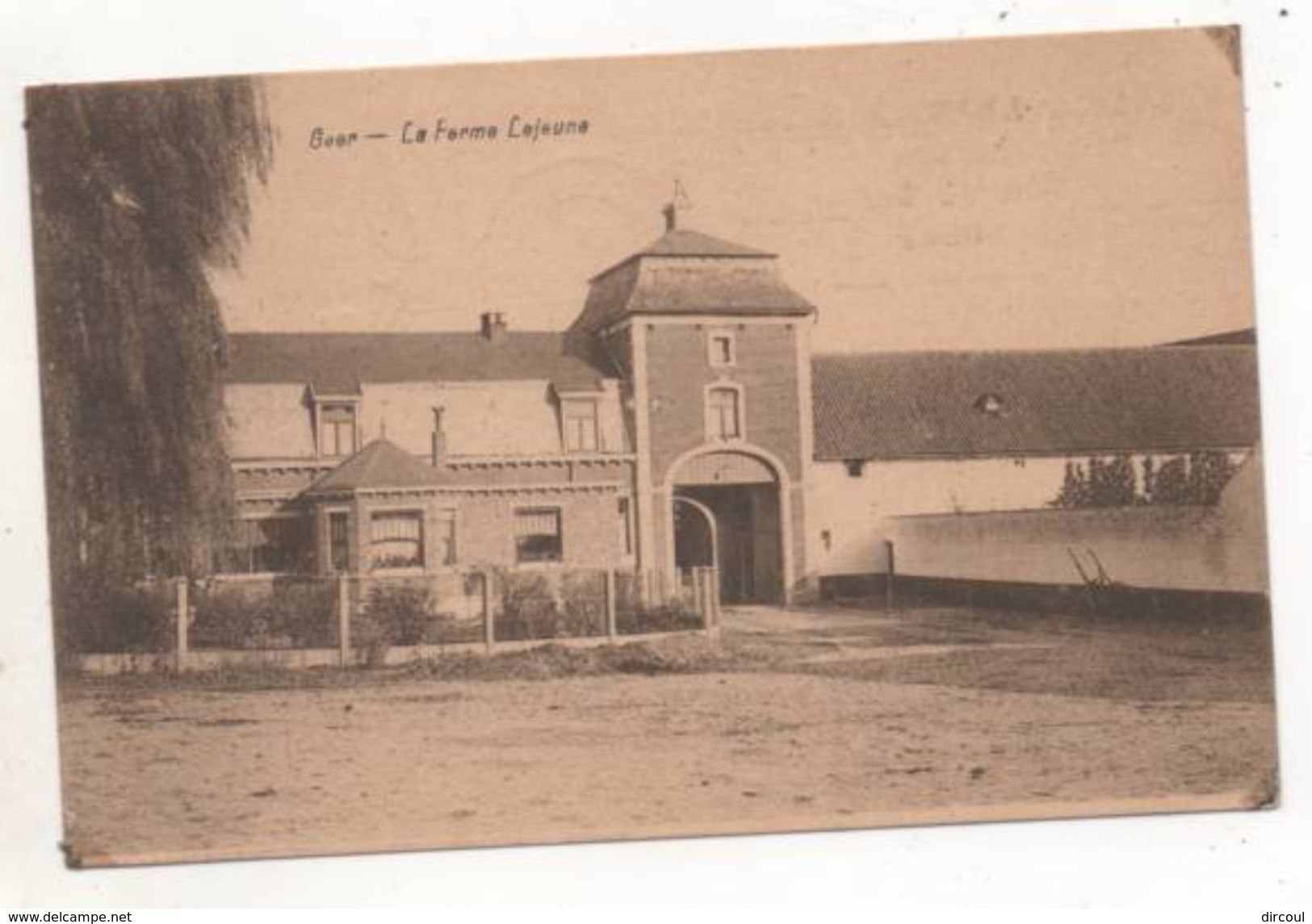 37251  -  Geer La Ferme  Lejeune -  2  Scans  Envoi Du Bourgmestre  Lejeune - Geer