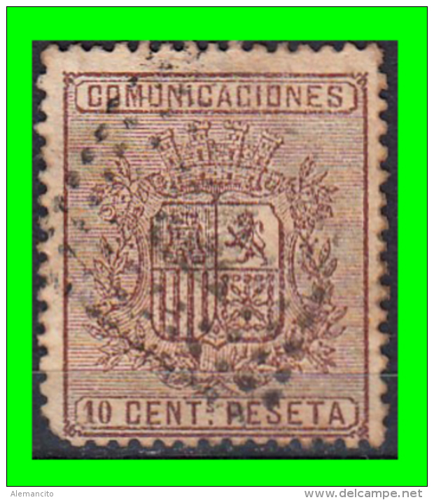 ESPAÑA SELLO ESCUDO DE ESPAÑA AÑO 1874  1&ordm; Republica - Oblitérés