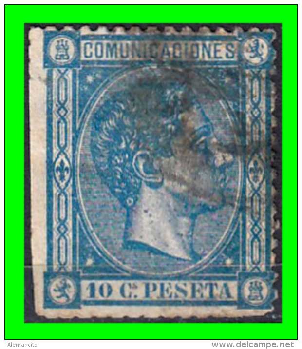 ESPAÑA SELLO  REINADO DE ALFONSO XIII  AÑO 1875 - Used Stamps