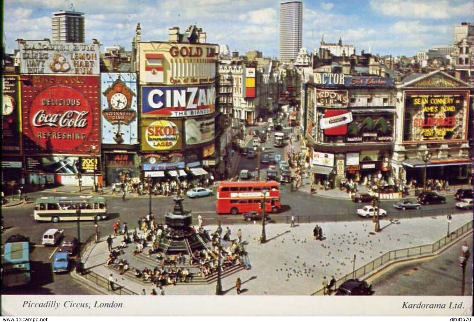 Piccadilly Circus - London - Klv82 - Formato Grande Viaggiata – E 3 - Piccadilly Circus