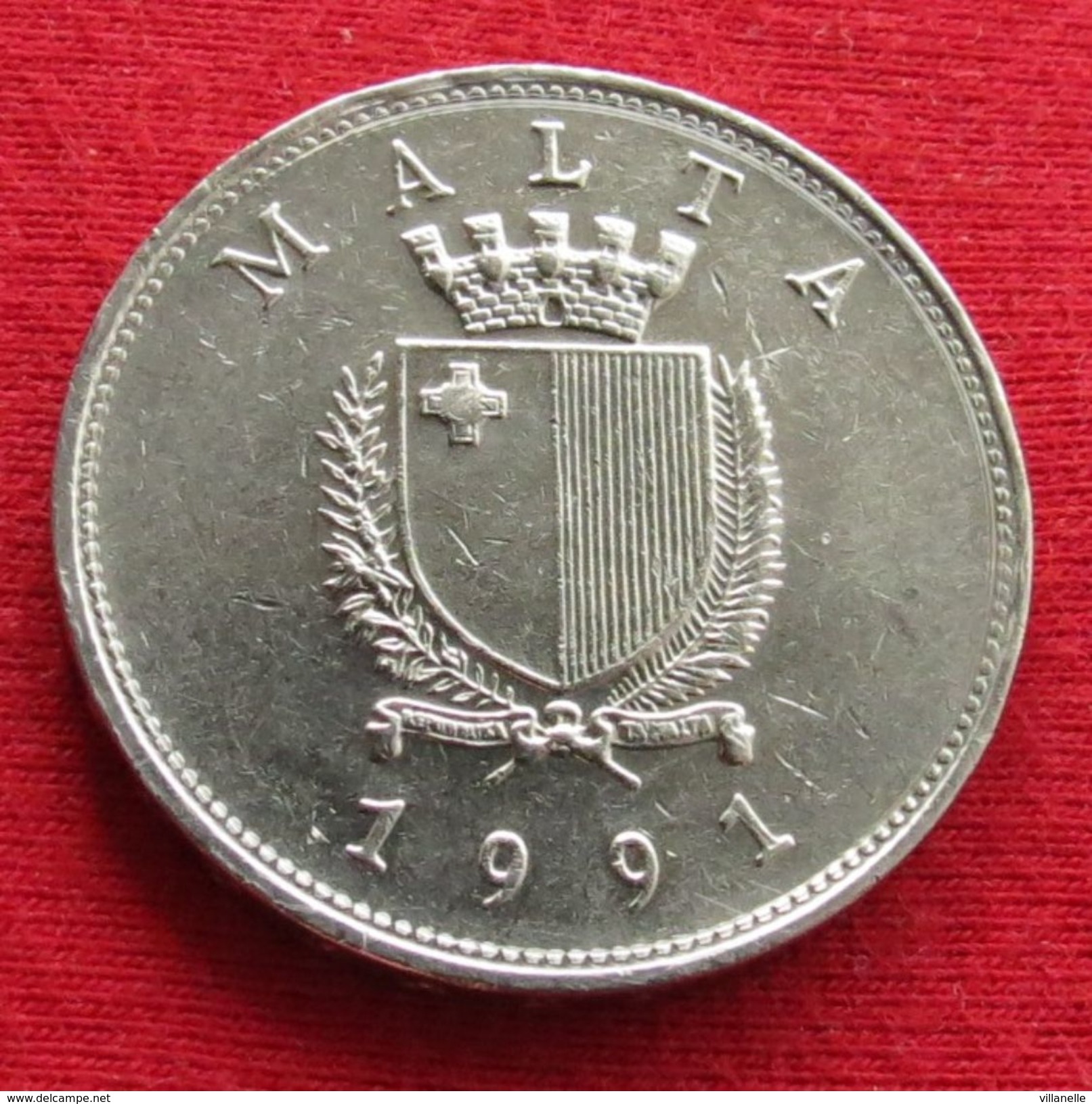 Malta 1 Lira 1991 KM# 99 Malte - Malte