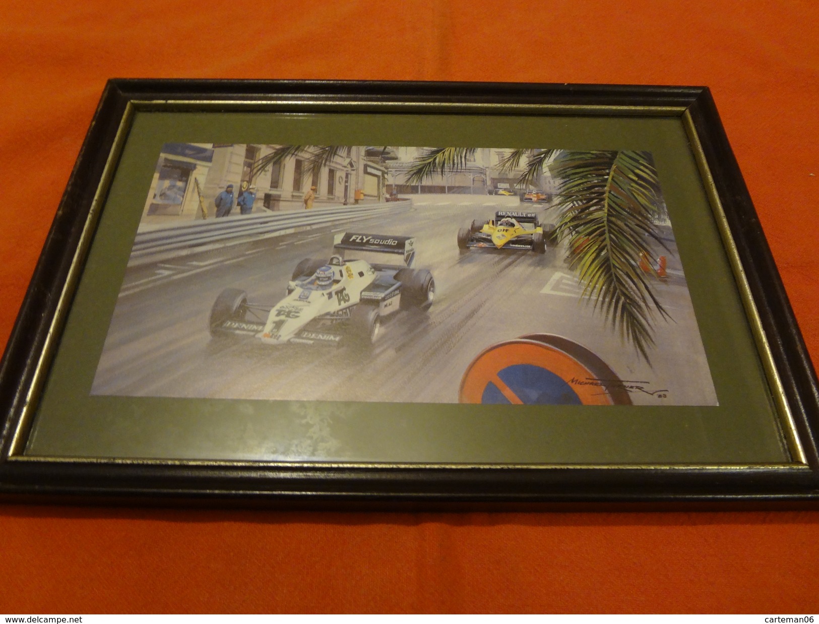 Impression De Michael Turner - 1983 - F1 - Williams Et Renault - K. Rosberg Et Alain Prost - Grand Prix De Monaco - Automobile - F1