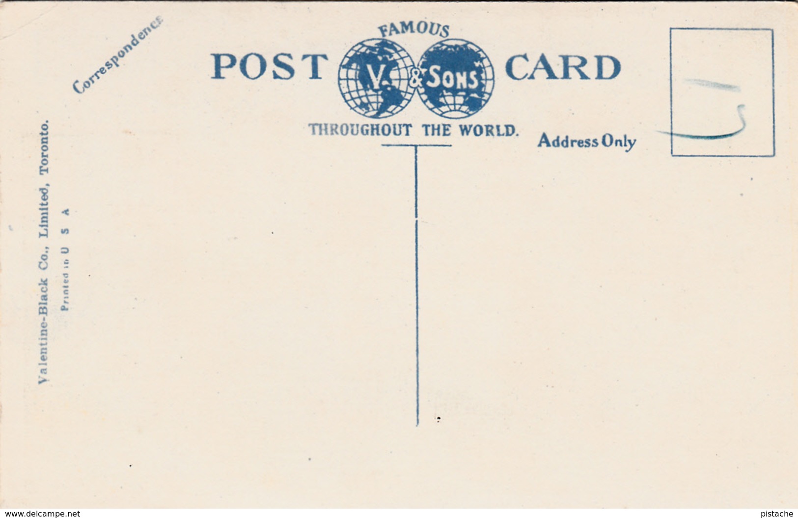 Old Antique Postcard - Harbor Harbour Port Québec Canada - By Valentine-Black Co. Toronto - VG Condition - 2 Scans - Québec - Les Rivières
