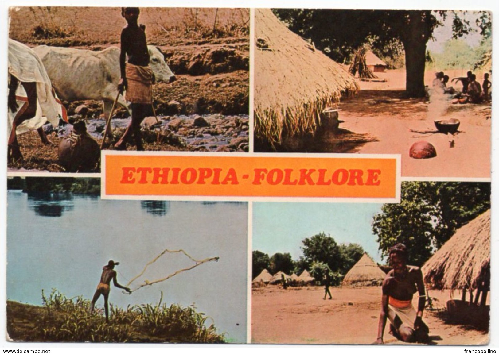 ETHIOPIA - FOLKLORE / SEINS NUS/BREAST NUDE / THEMATIC STAMPS - ETHIOPIAN AIRLINES - Etiopia