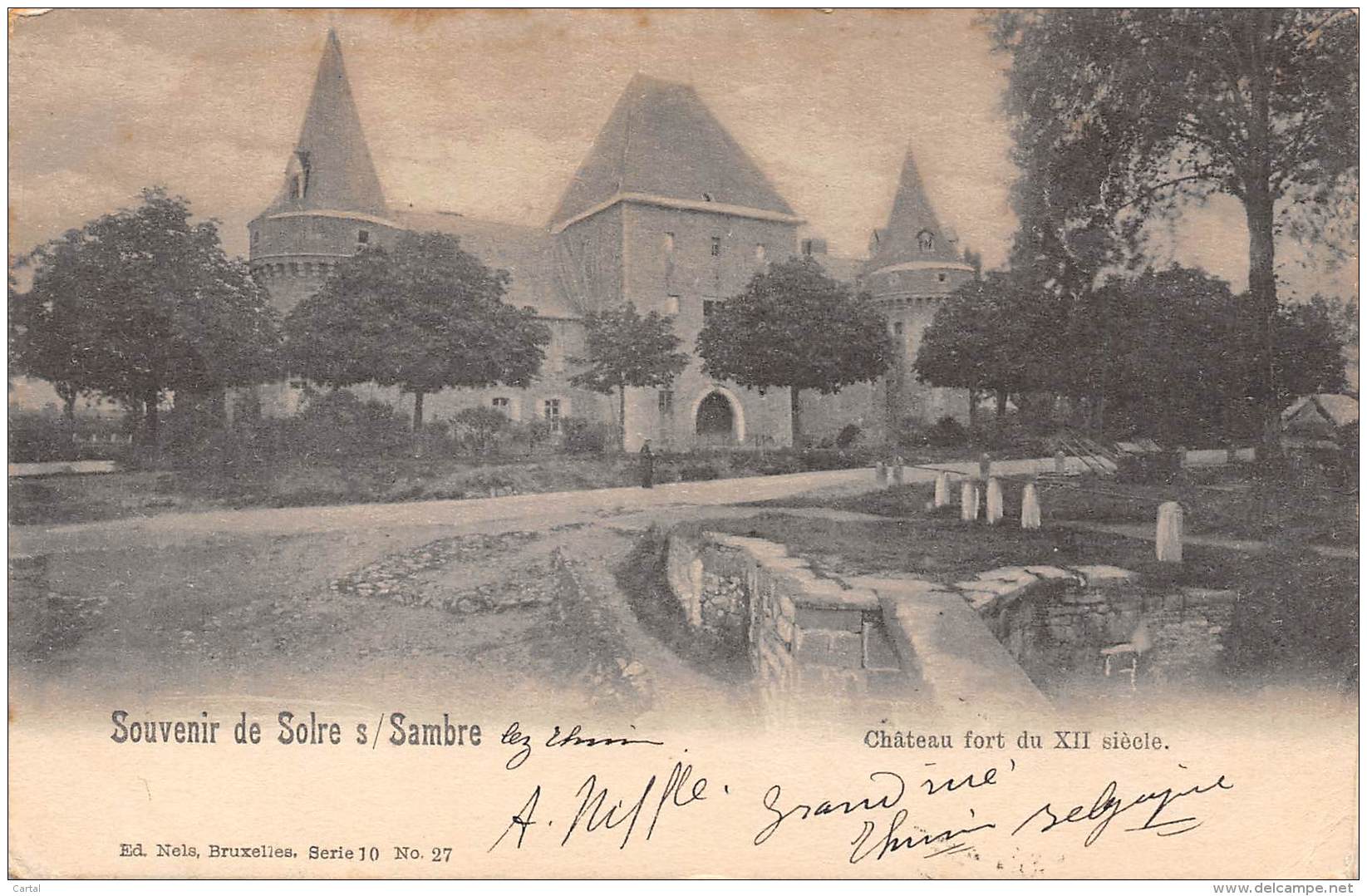 Souvenir De SOLRE S/SAMBRE - Château Fort Du XII Siècle - Erquelinnes