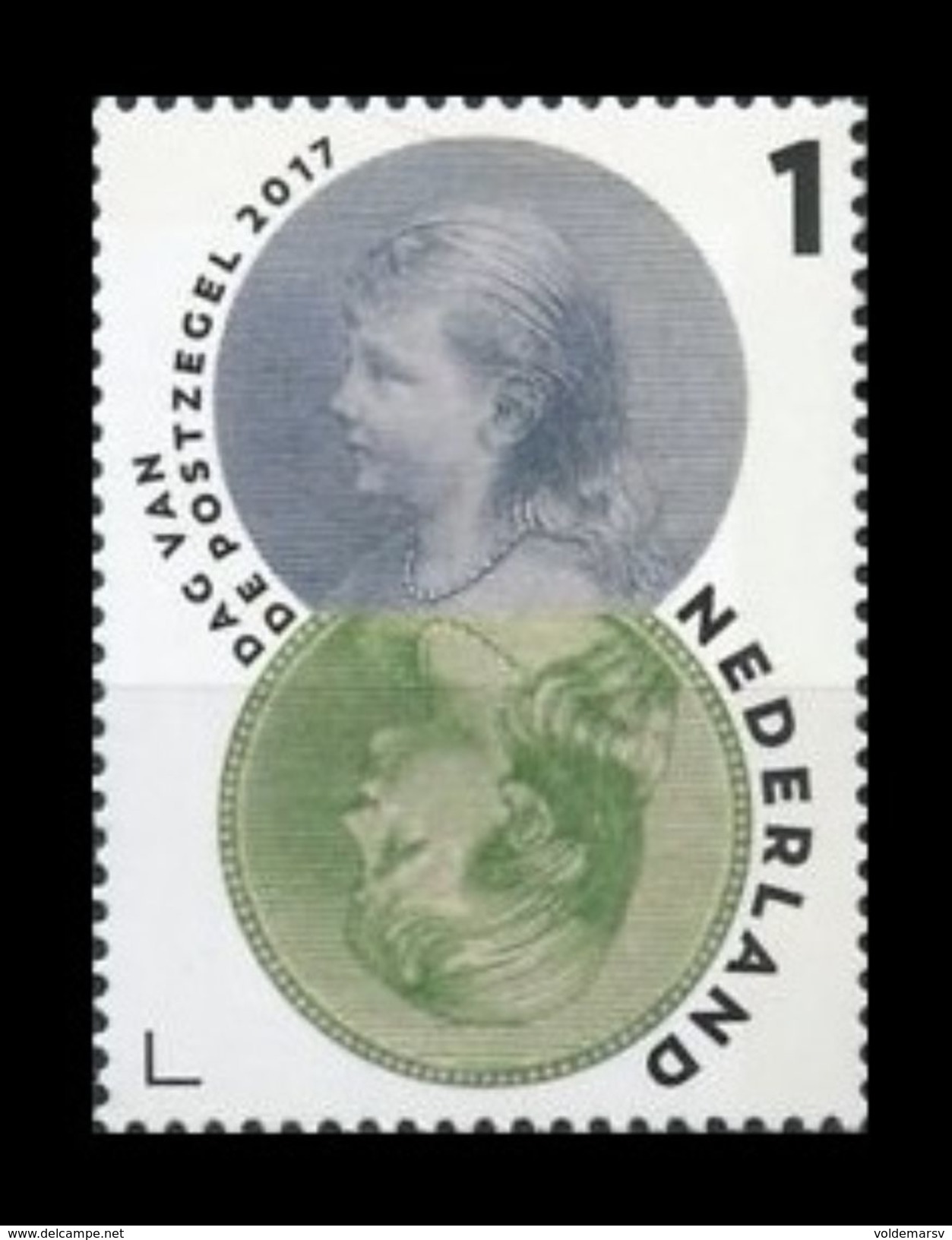 Netherlands 2017 Mih. 3658 National Stamp Day. Queen Wilhelmina MNH ** - Ongebruikt