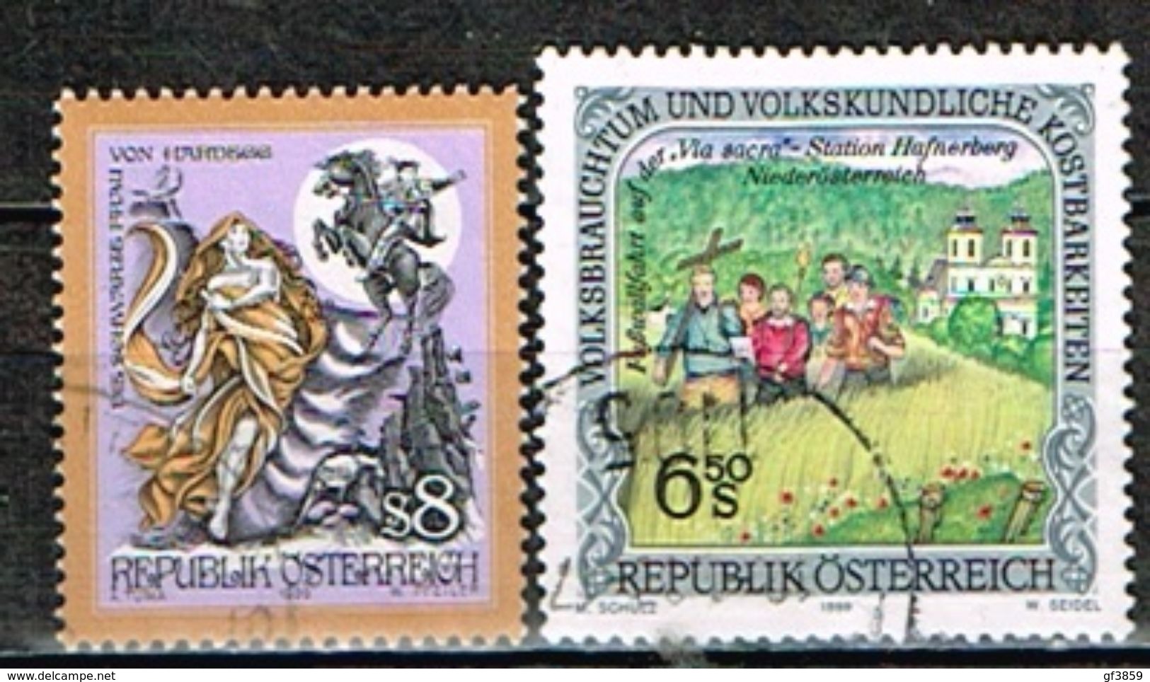 AUTRICHE / Oblitérés/Used/1999 - Contes Et Légendes, Folklore - Used Stamps