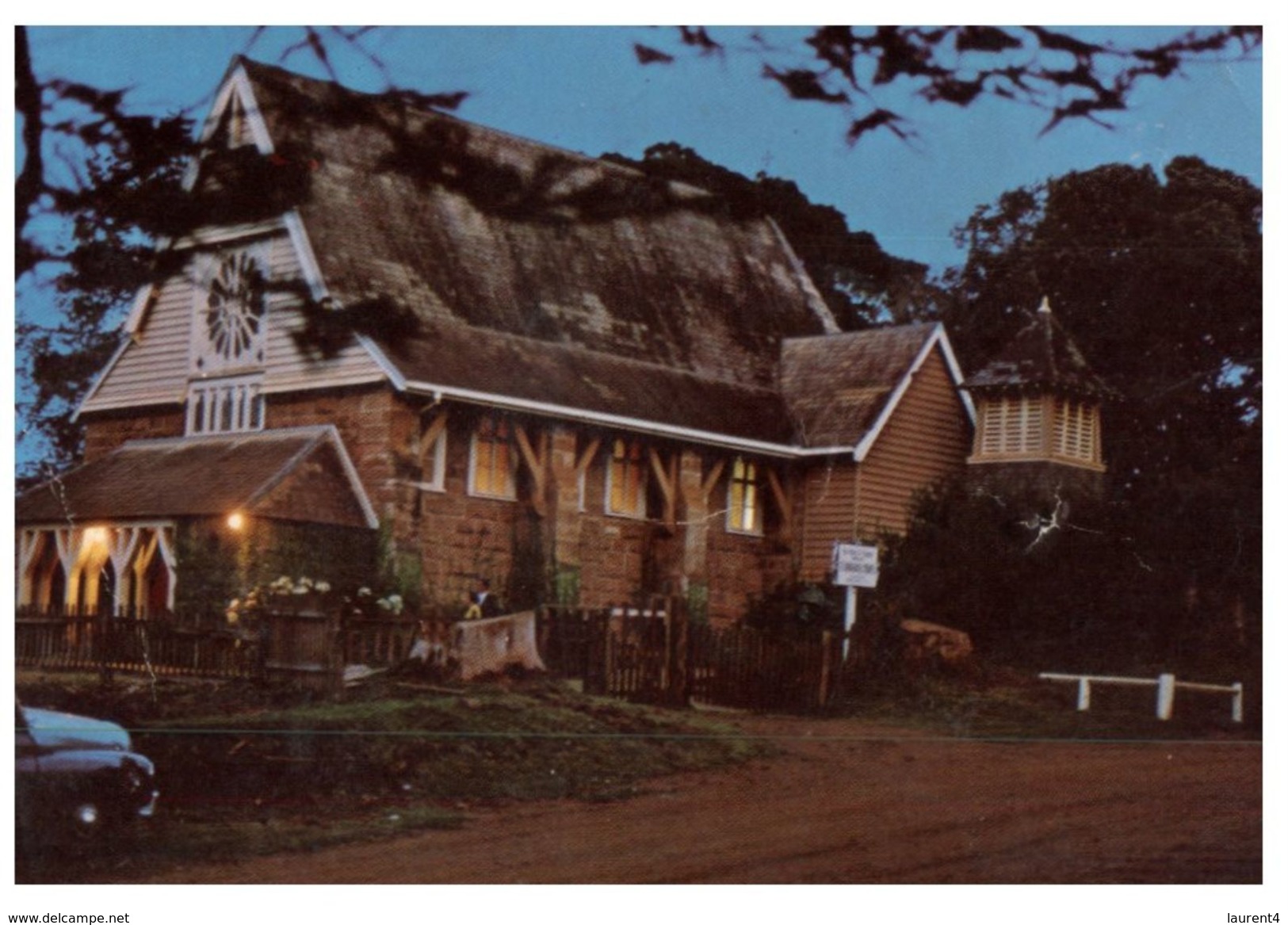 (8888) Norfolk Island Chapel At Dusk - Norfolk Island