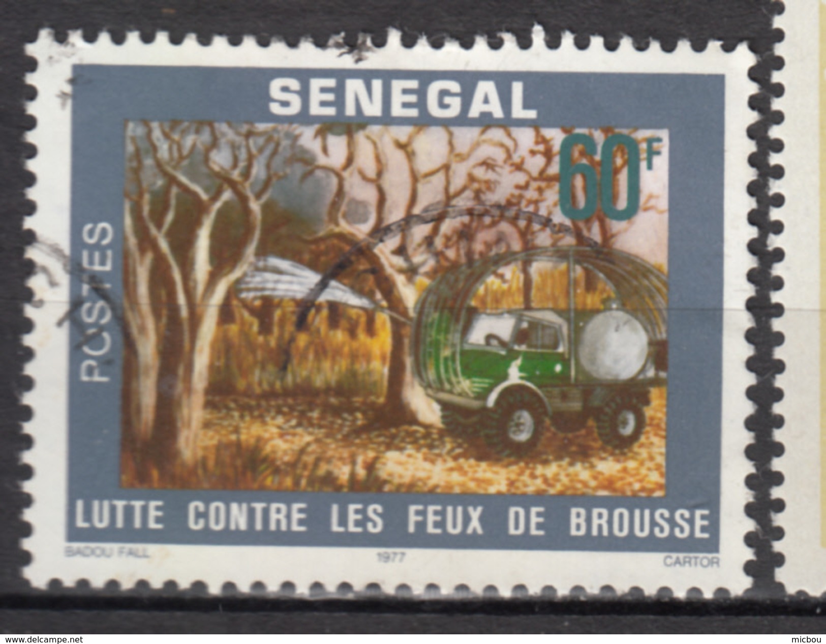 Sénégal, Lutte Contre Les Feux De Brousse, Camion De Pompier, Firefighter Truck - Firemen