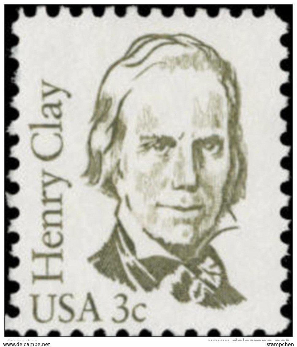 1983 USA Henry Clay Stamp Sc#1846 Famous Lawyer Politician - Other & Unclassified