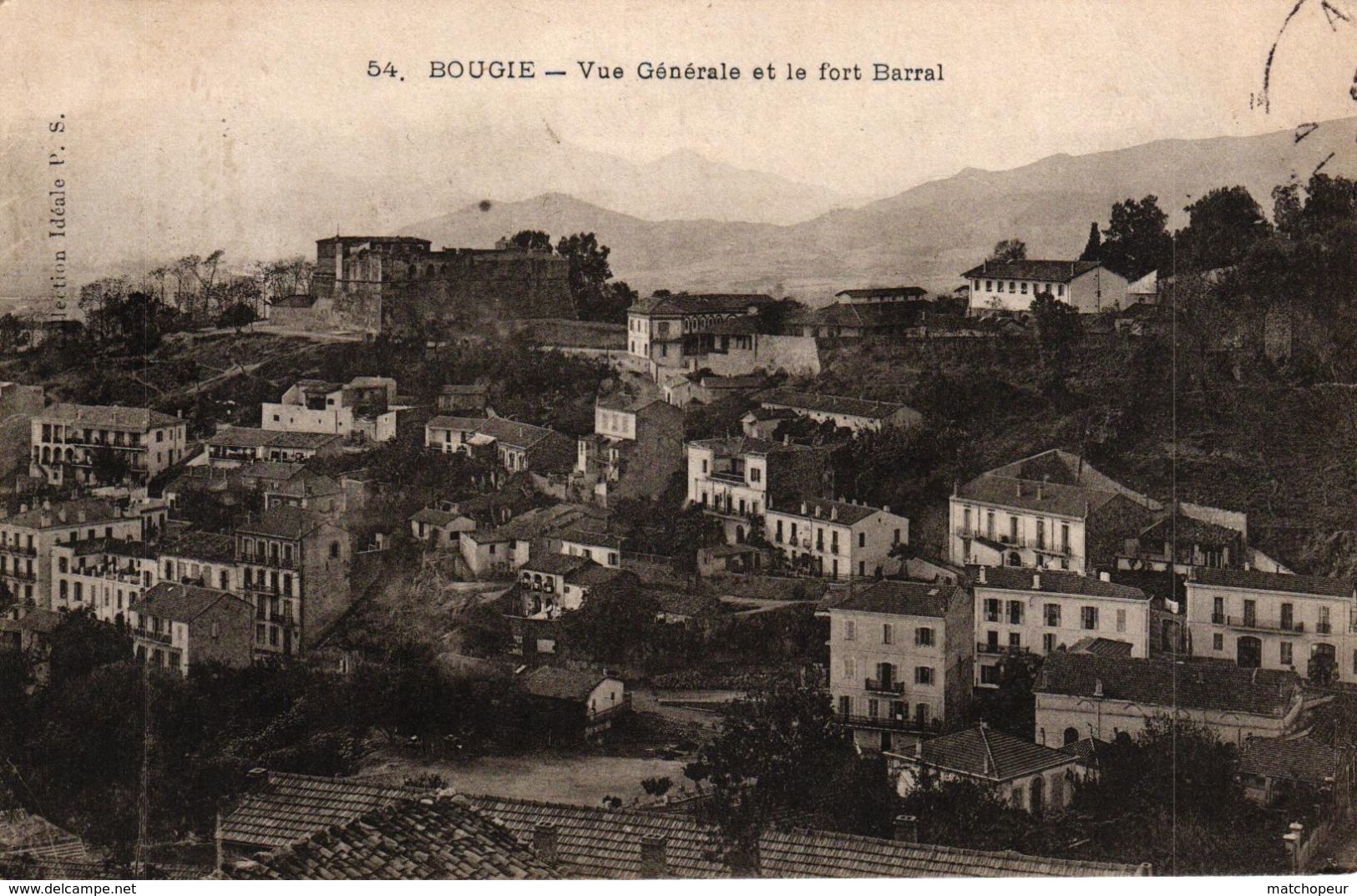 ALGERIE - BOUGIE - VUE GENERALE ET LE FORT BARRAL - Bejaia (Bougie)