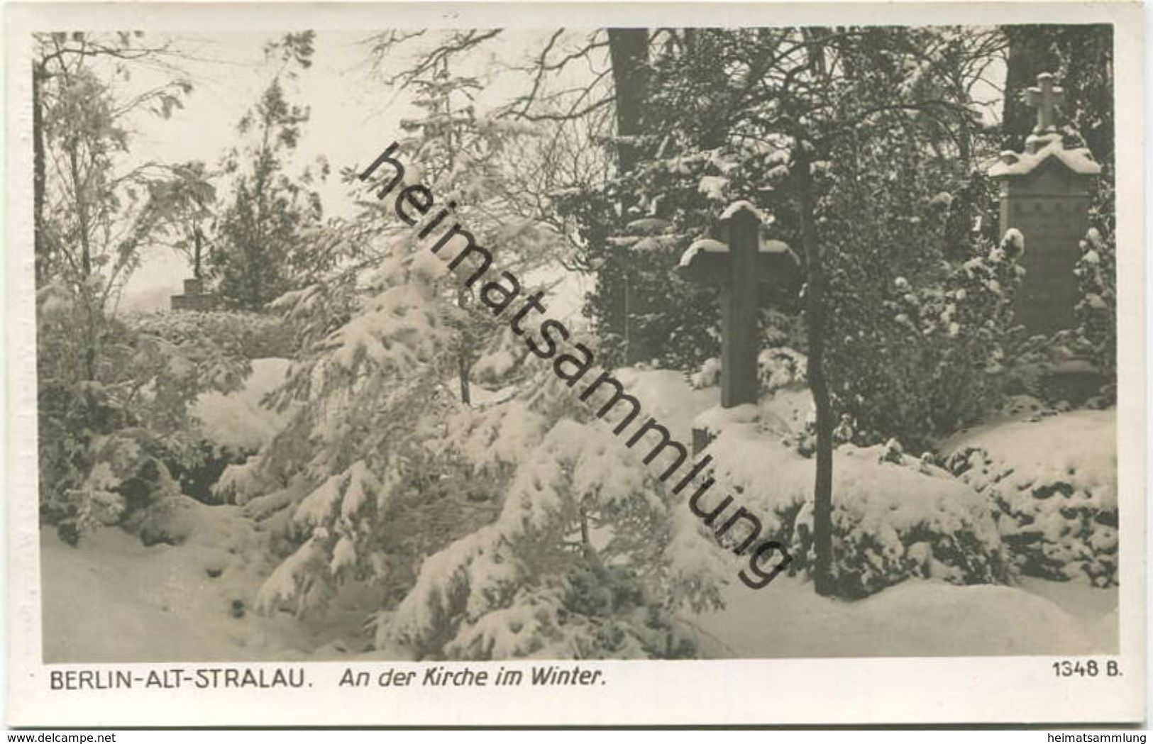 Berlin - Alt-Stralau - An Der Kirche Im Winter - Foto-AK 30er Jahre - Verlag Ludwig Walter Berlin - Treptow