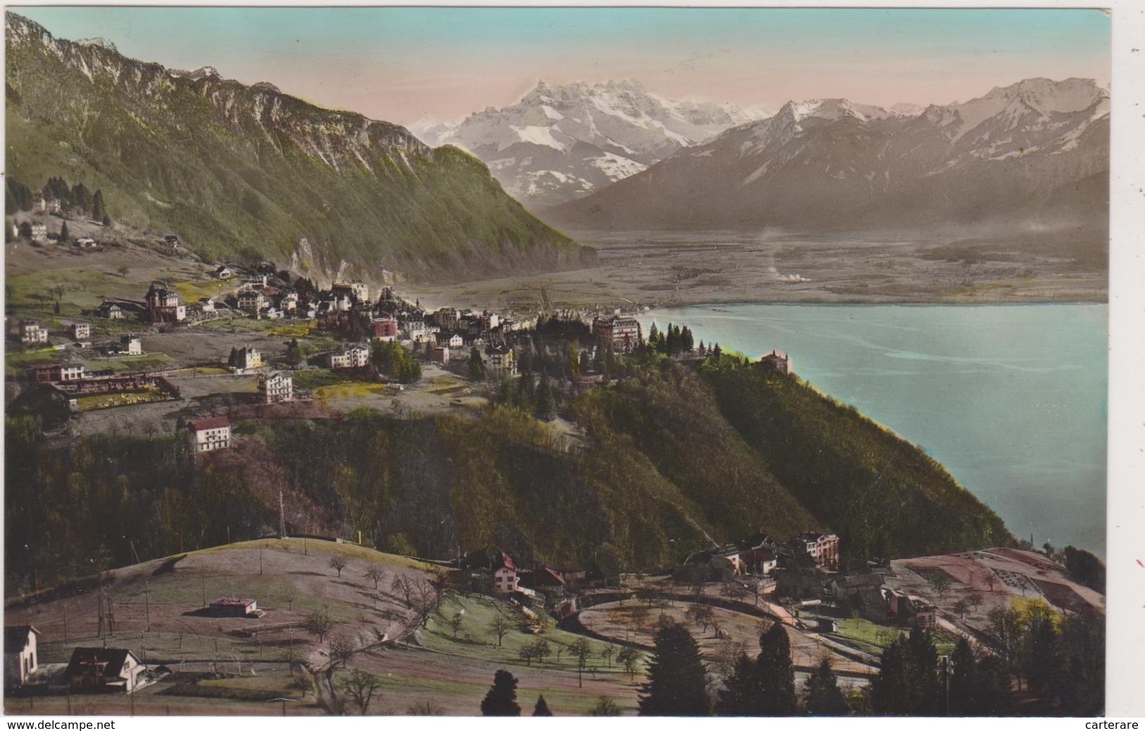 SUISSE,SCHWEIZ,SVIZZERA,SWITZERLAND,HELVETIA,SWISS ,VAUD,MONTREUX,GLION,CARTE PHOTO SARTORI LAUSANNE - Lausanne