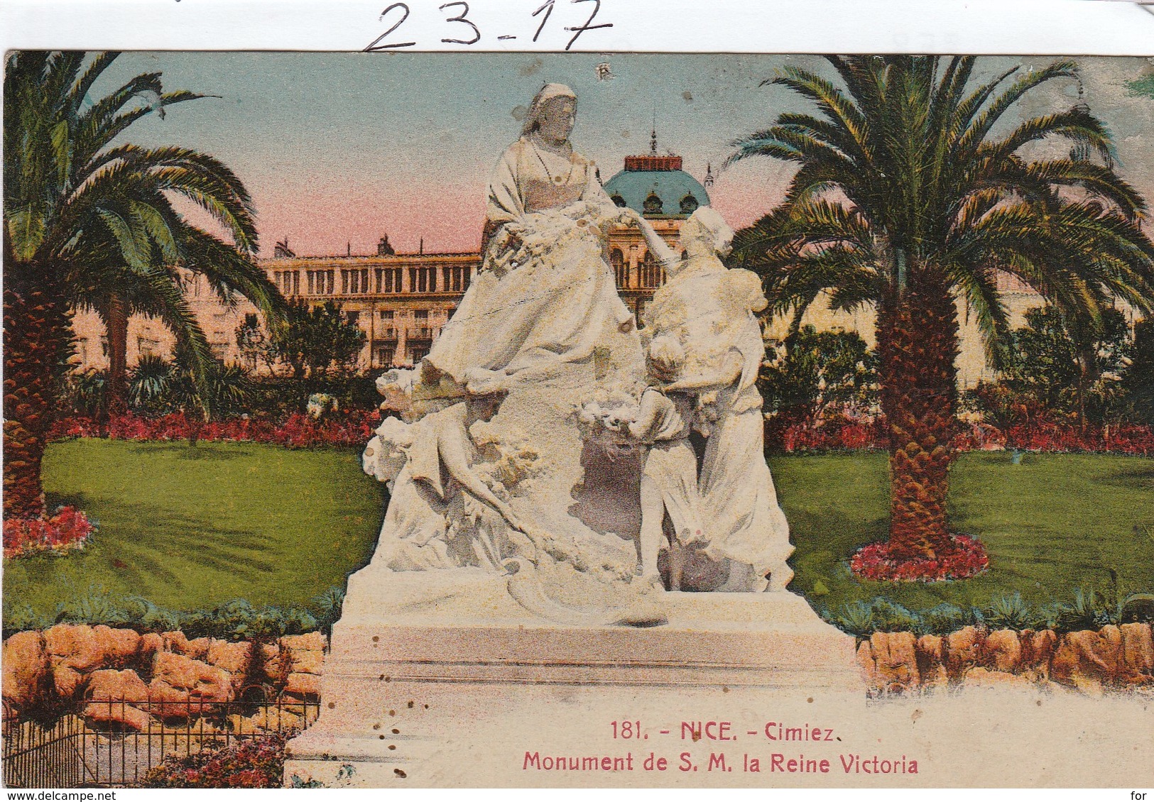 NICE-cimiez  Monument De S. M. La Reine Victoria - Königshäuser