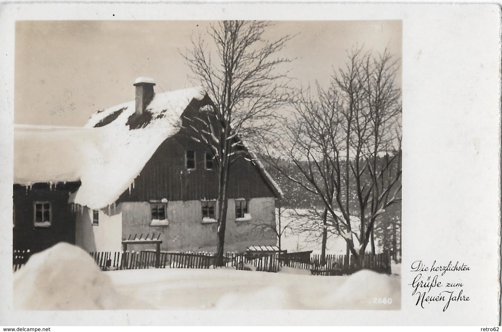 BAD-RAGAZ → Sekretärschule (Felix Preiswerk) Glückwunschkarte Anno 1945 - Autres & Non Classés