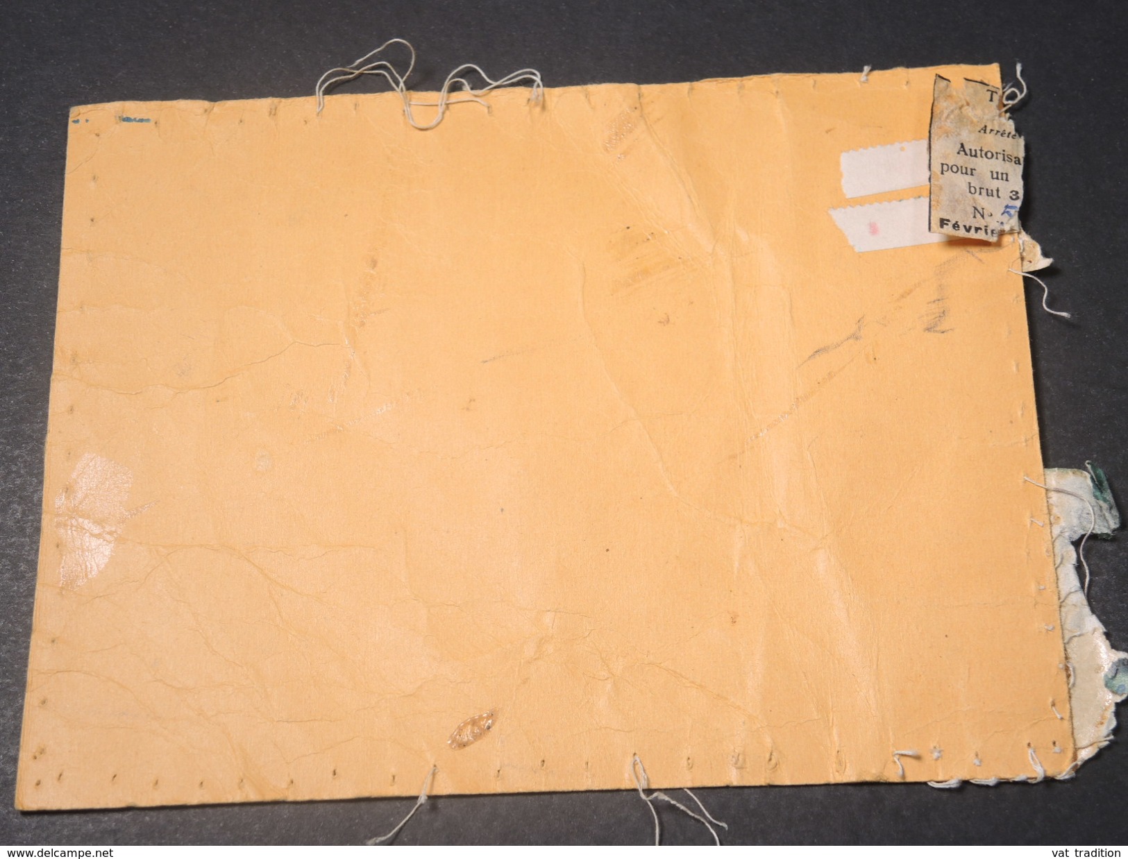 TOGO - Étiquette De Colis En Recommandé De Lomé( Cousu Sur Le Sac )  En 1948 Pour Paris - L 11252 - Cartas & Documentos