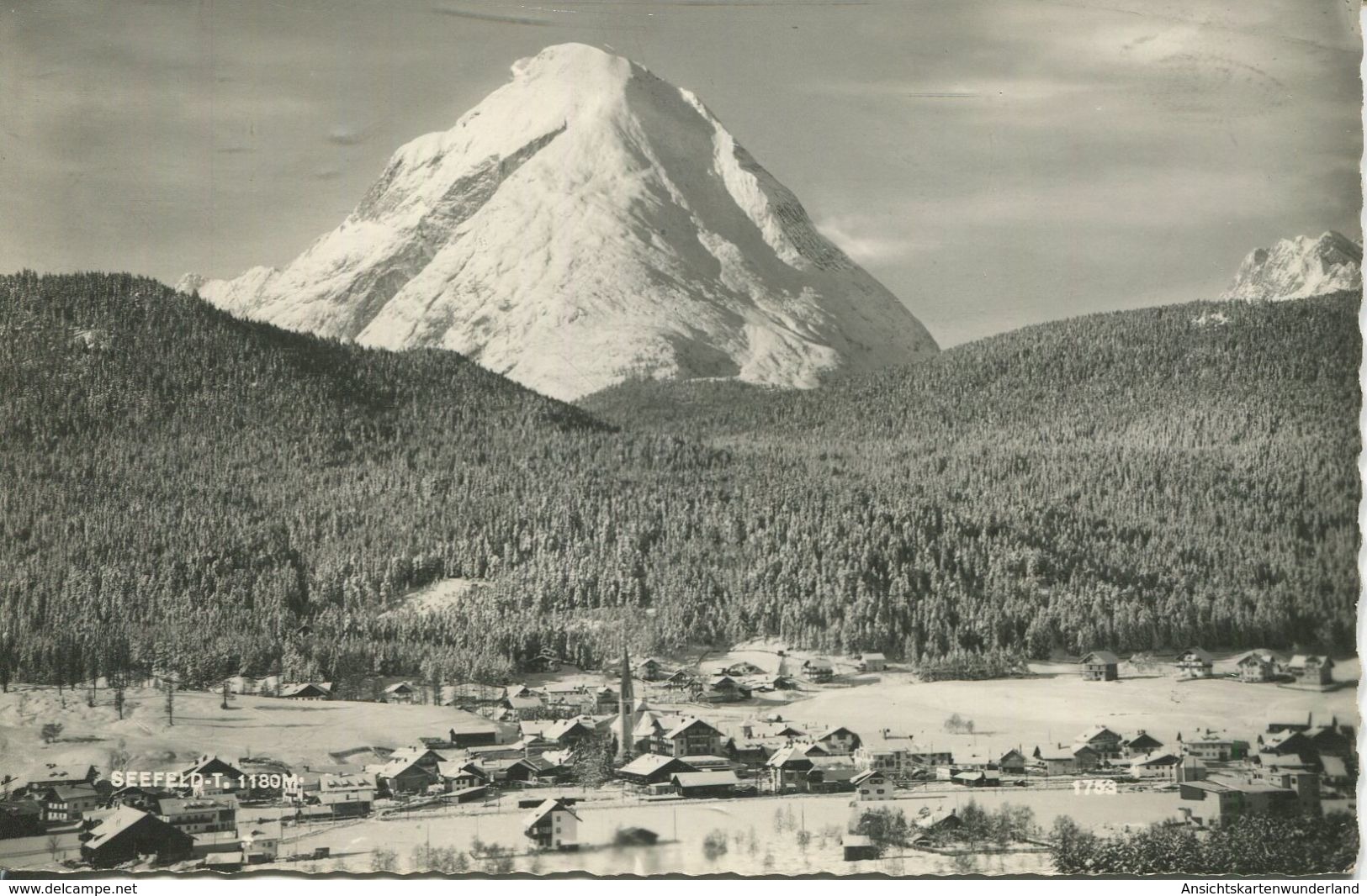 Seefeld Gesamtansicht Im Winter (002957) - Kals