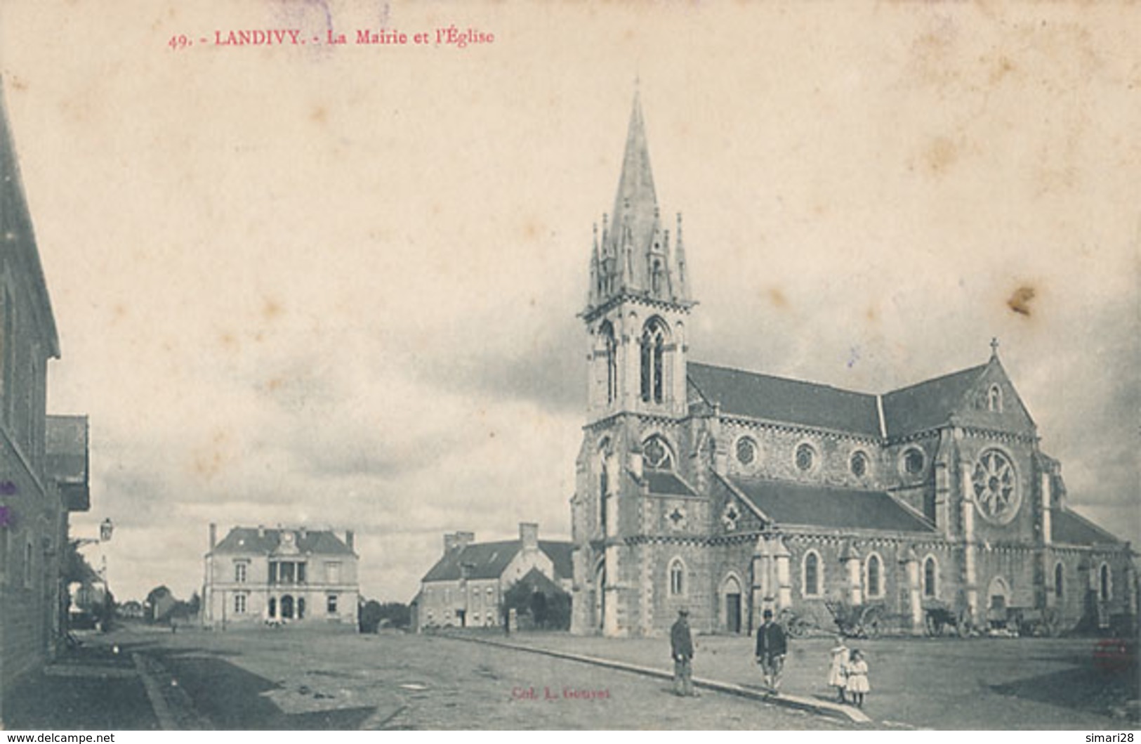LANDIVY - N° 49 - LA MAIRIE ET L'EGLISE - Landivy
